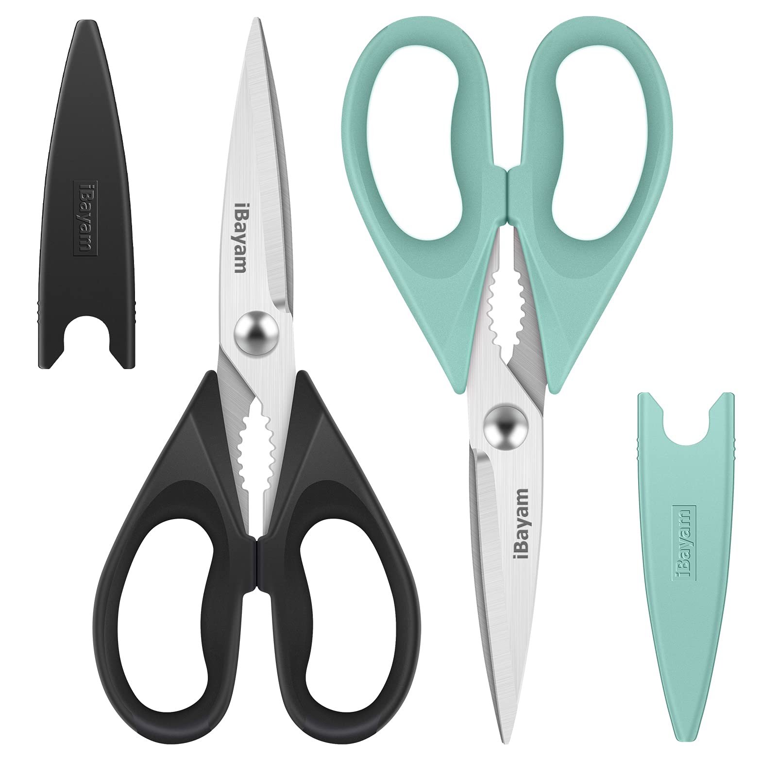 iBayam 2 Pack All Purpose Kitchen Scissors Sh...