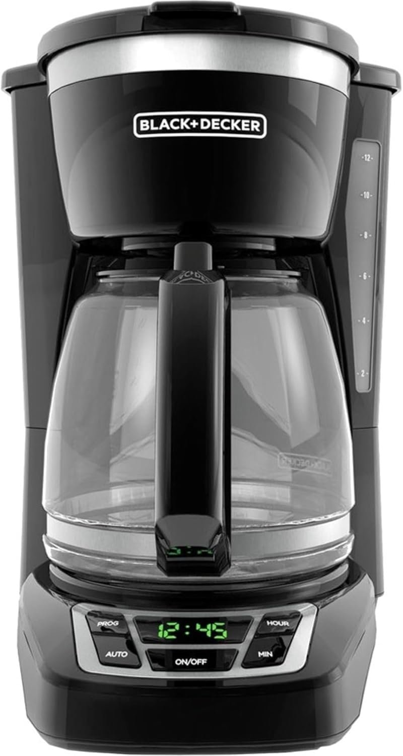 BLACK+DECKER 12-Cup Drip Coffee Maker with Vo...