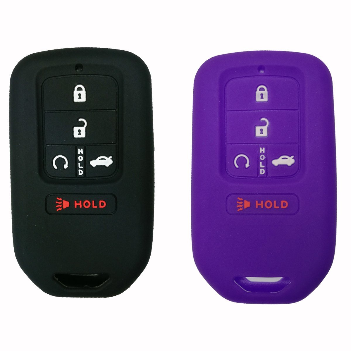 2Pcs Coolbestda Smart Key Fob Cover Case Pouc...