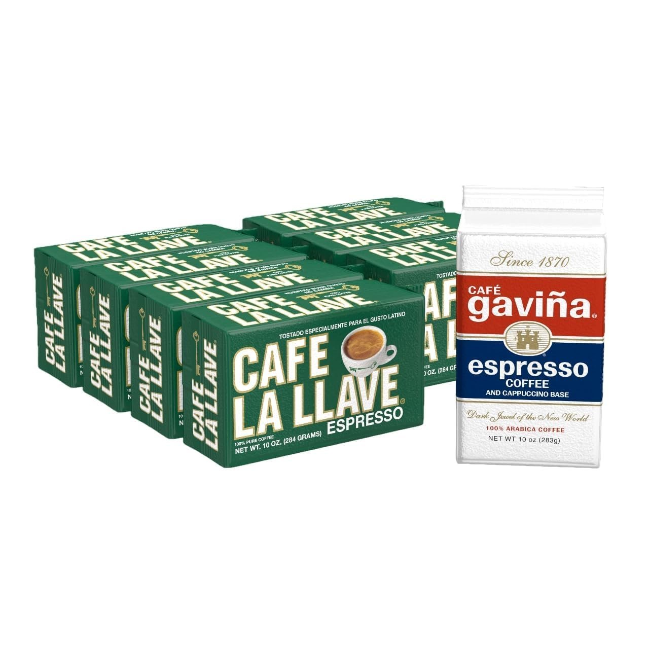 Café La Llave Espresso Ground Coffee, Dark Ro...