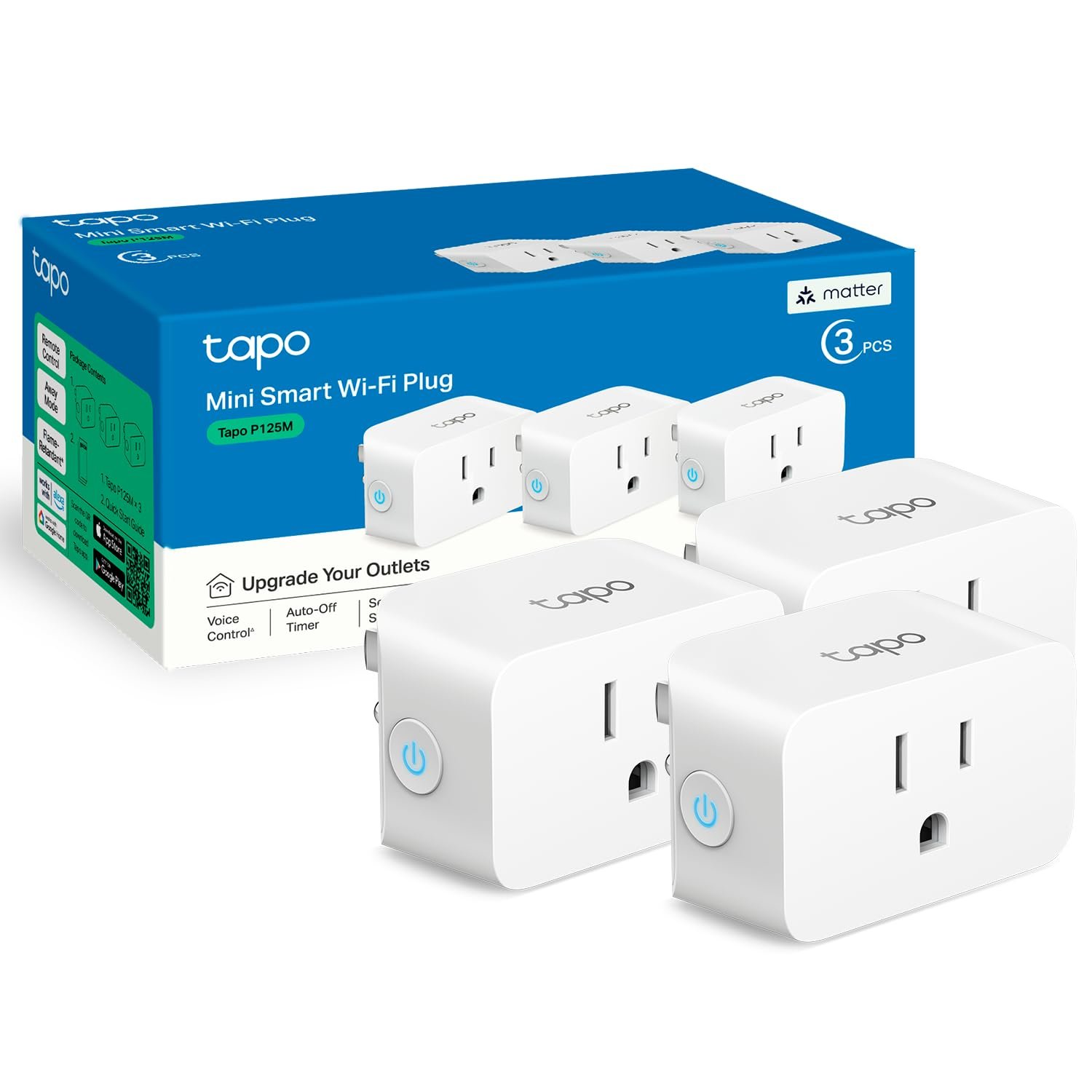 TP-Link Tapo Matter Supported Smart Plug Mini...