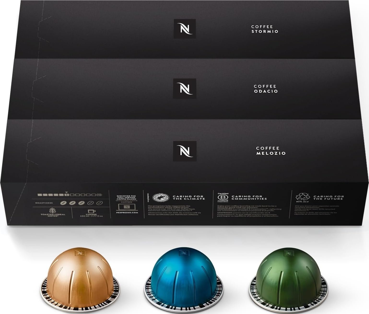 Nespresso Capsules Vertuo, Variety Pack, Medi...