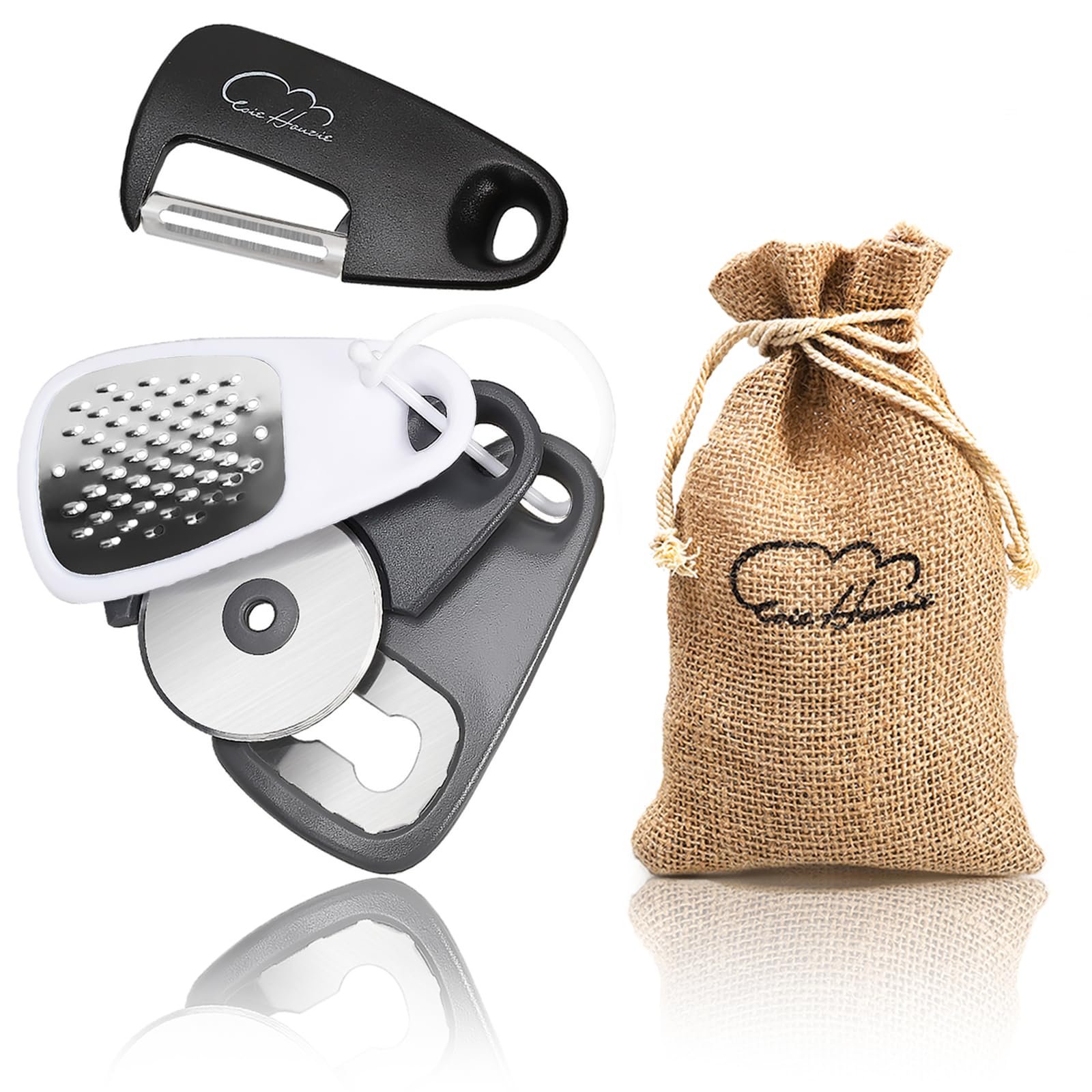 5 Pieces Kitchen Gadgets Set with Storage Bag...