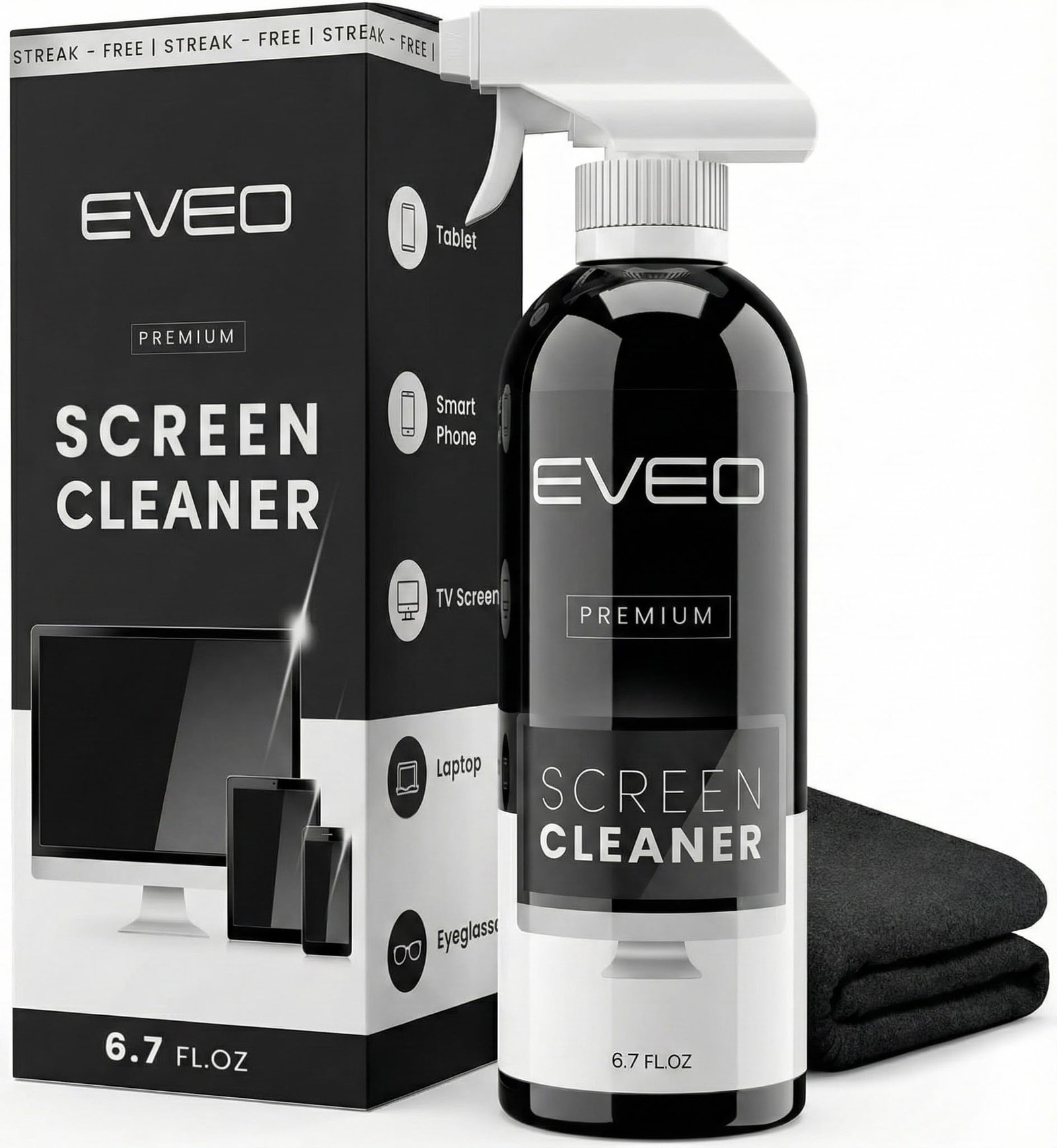 EVEO Screen Cleaner Spray - Large Screen Clea...