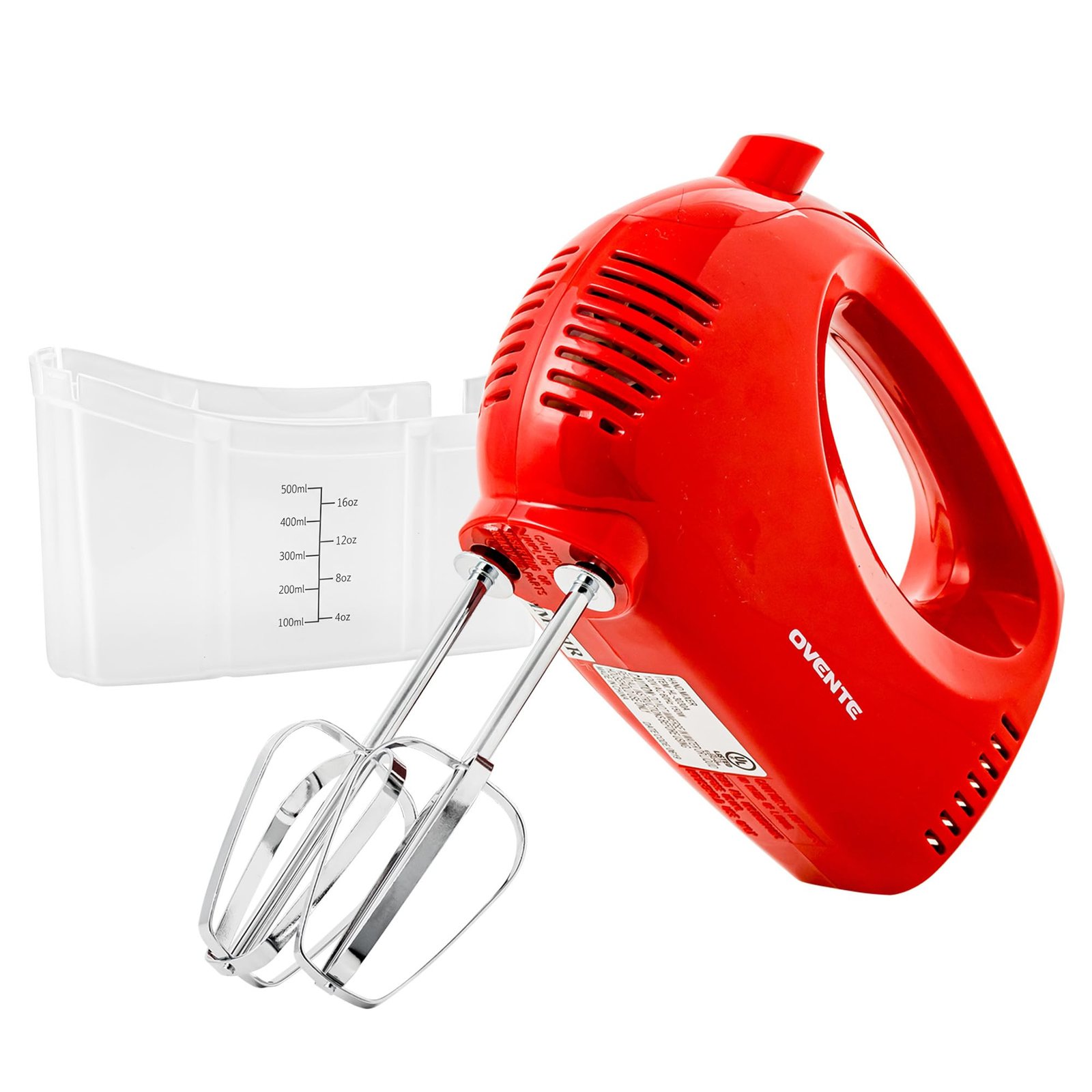 OVENTE 5-Speed Electric Hand Mixer with Stora...