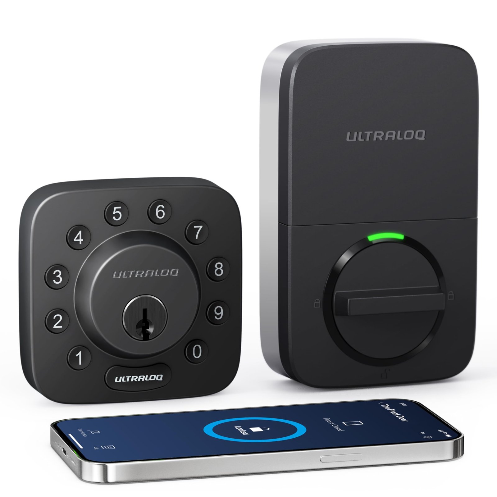 ULTRALOQ U-Bolt Smart Lock, 5-in-1 Keyless En...