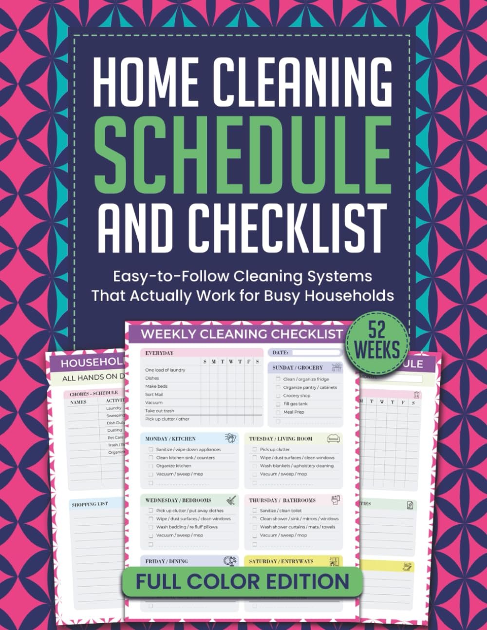 Home Cleaning Schedule and Checklist: Easy-to...