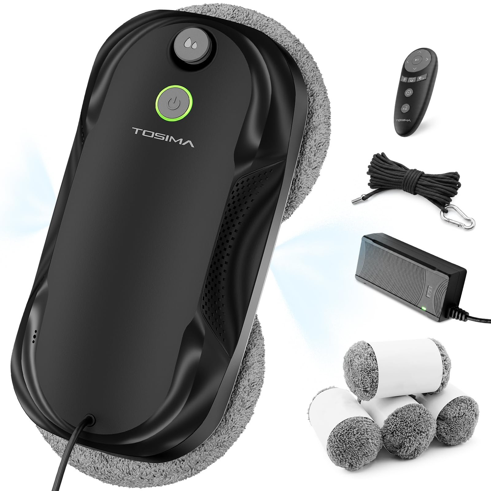 Tosima W5 Window Cleaning Robot, 6400Pa Max A...