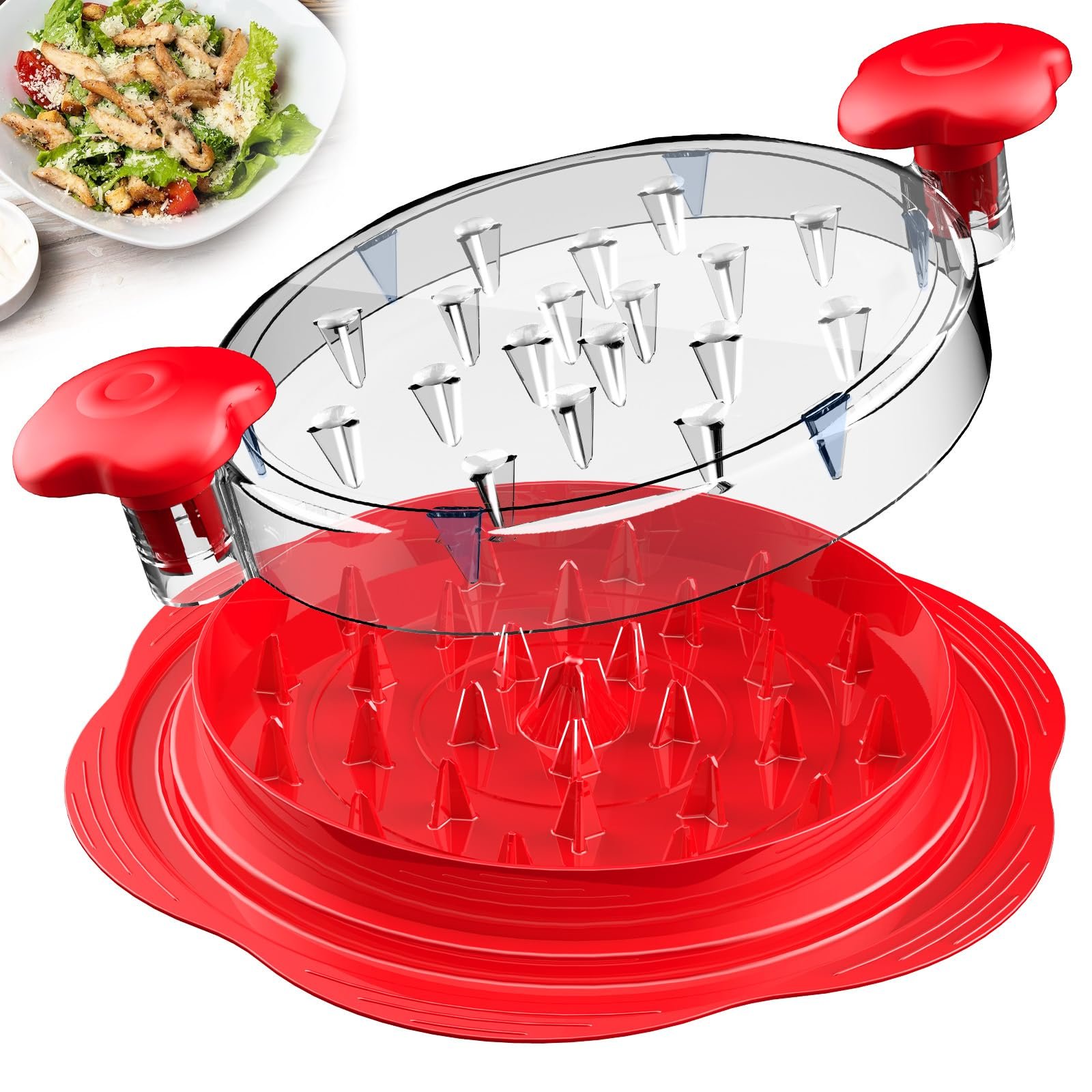 Chicken Shredder Tool Twist Large Meat Shredd...