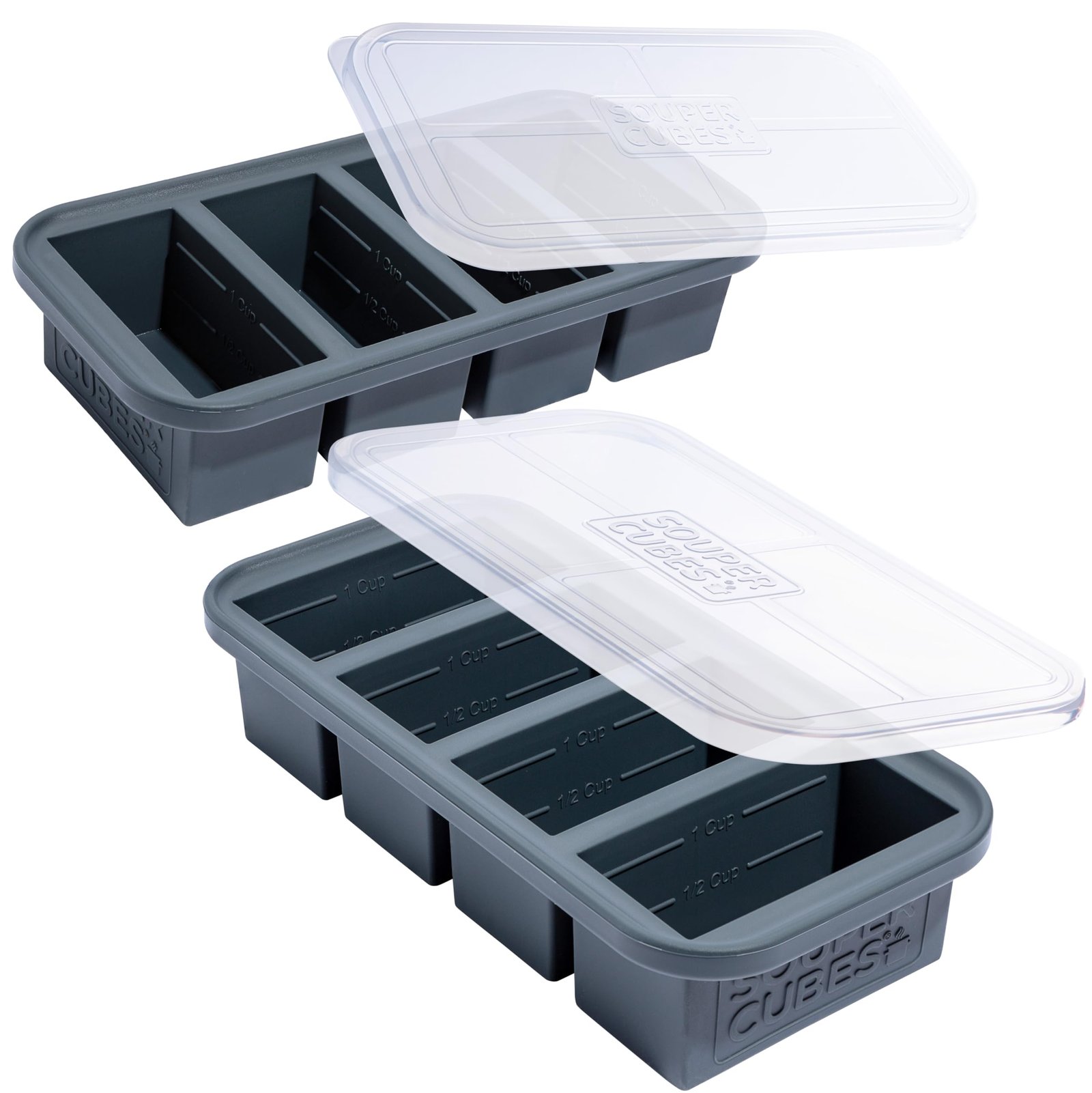 Souper Cubes 1 Cup Silicone Soup Freezer Mold...