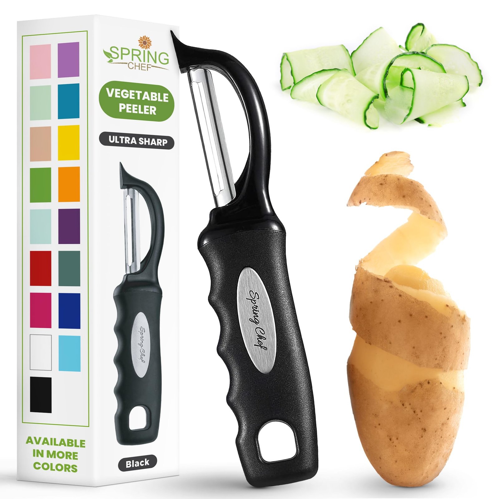 Spring Chef Original Swivel Vegetable Peeler ...
