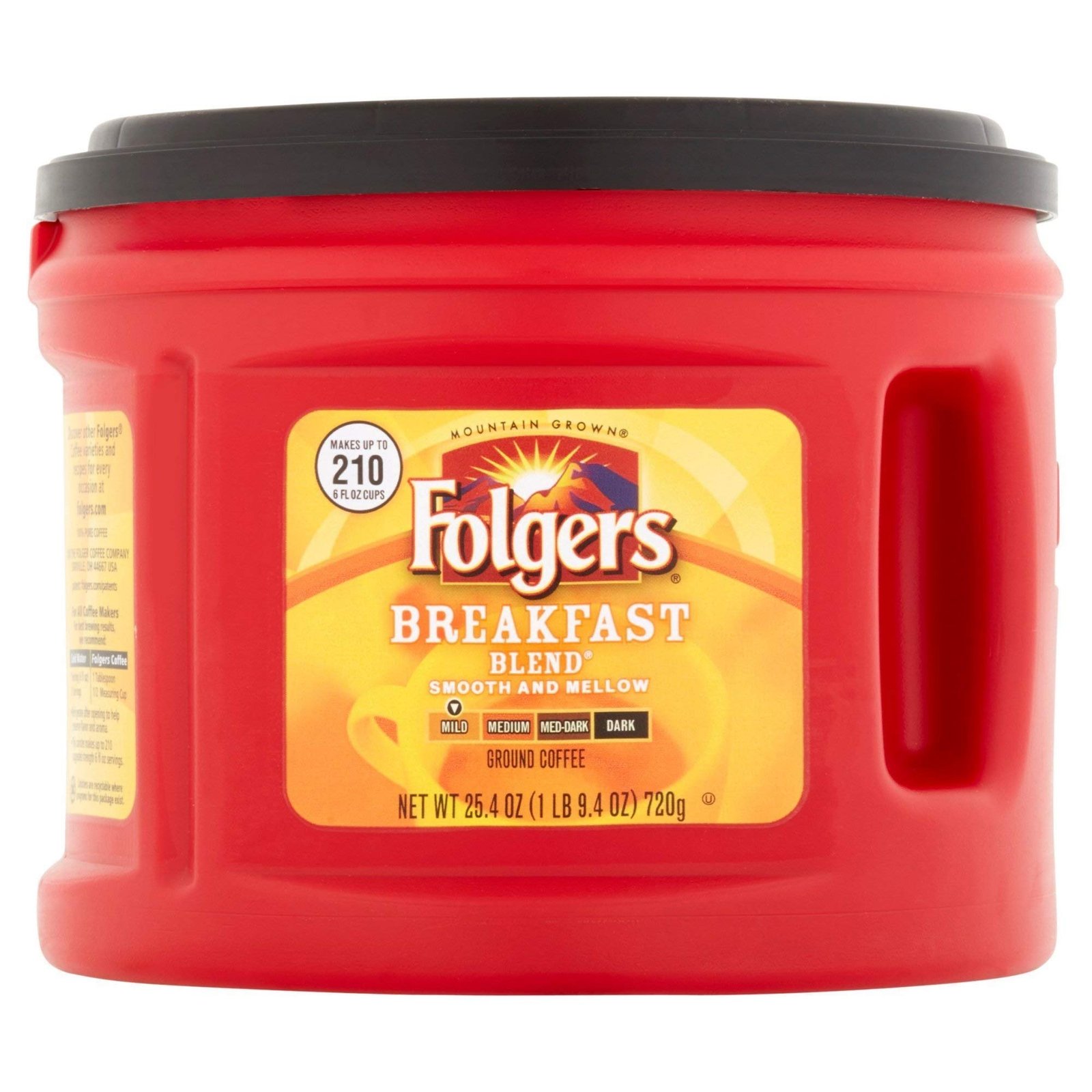 Folgers French Roast Medium Dark Roast Ground...