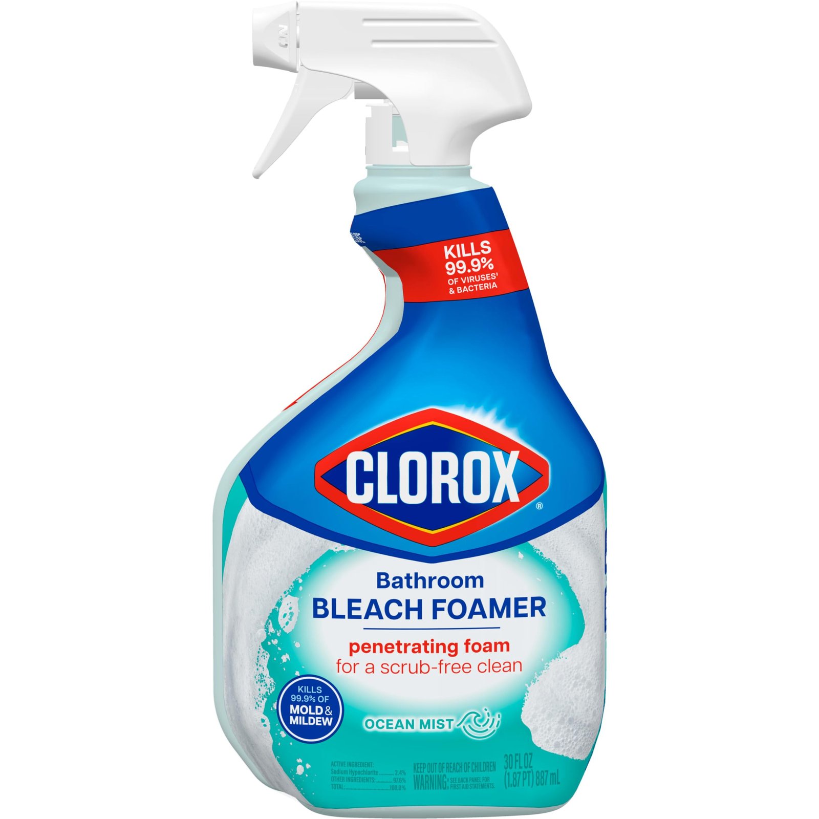Clorox Disinfecting Bathroom Foamer with Blea...