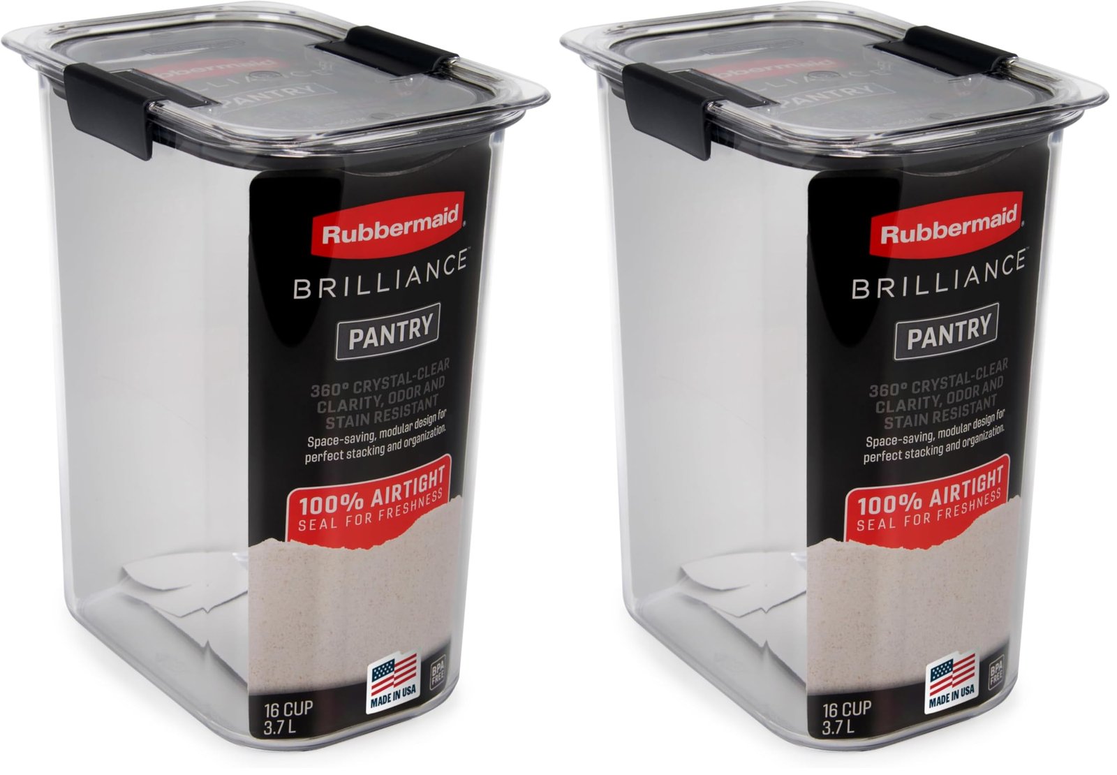 Rubbermaid Brilliance Food Storage Container,...