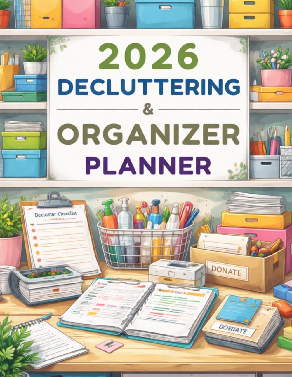 2026 Decluttering & Organizer Planner: Cleani...