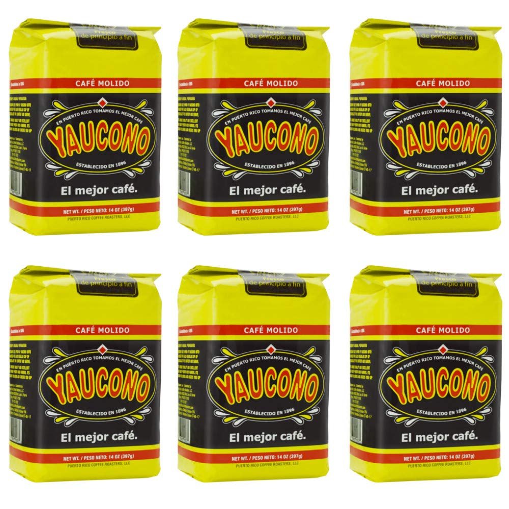 Yaucono Ground Coffee, Medium Roast, Puerto R...