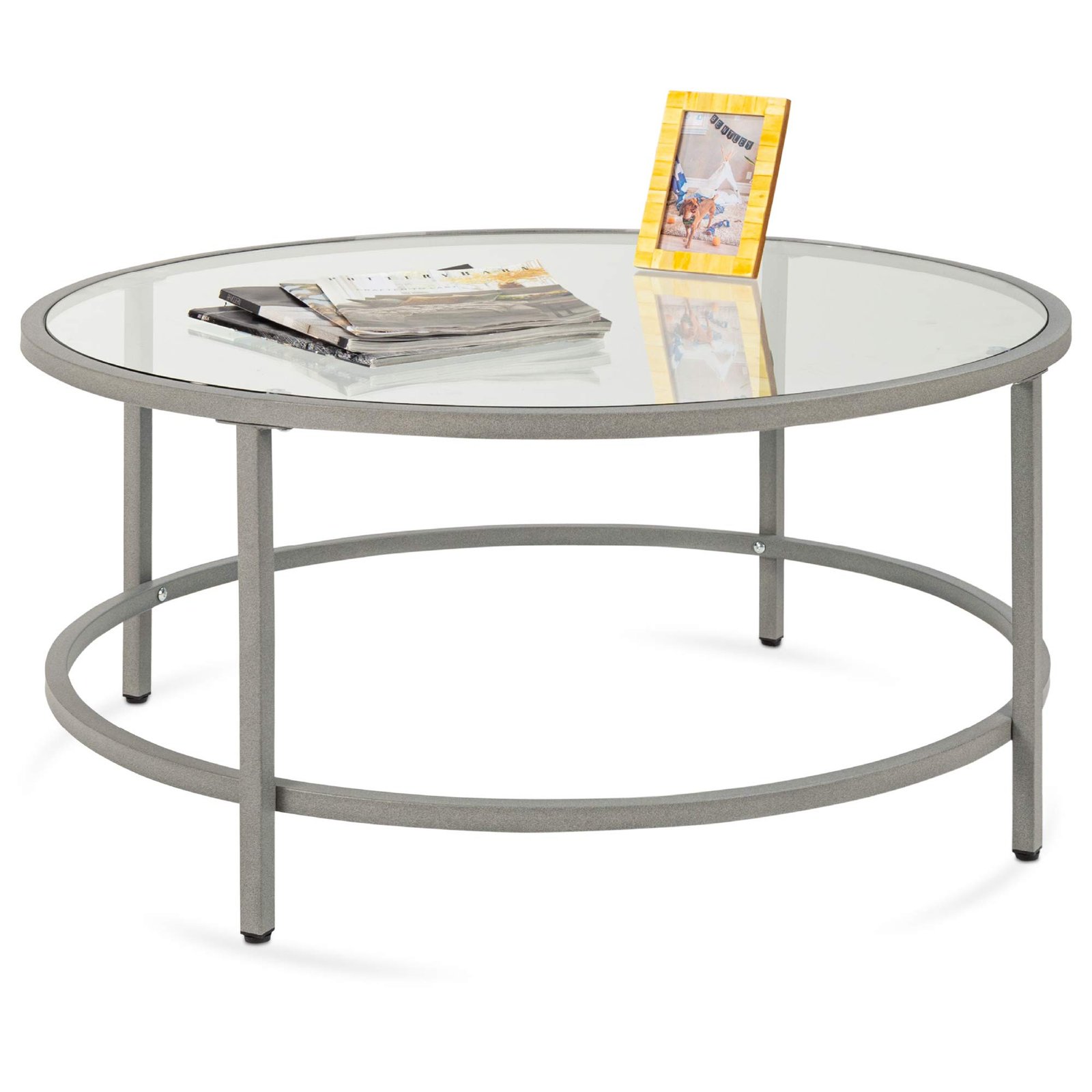 Best Choice Products 36in Modern Round Temper...