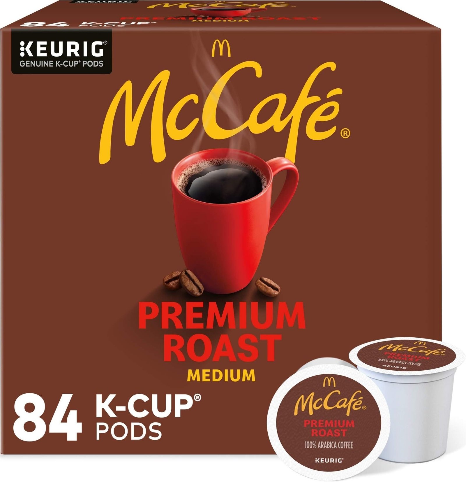 McCafe Premium Roast Coffee, Single Serve Keu...