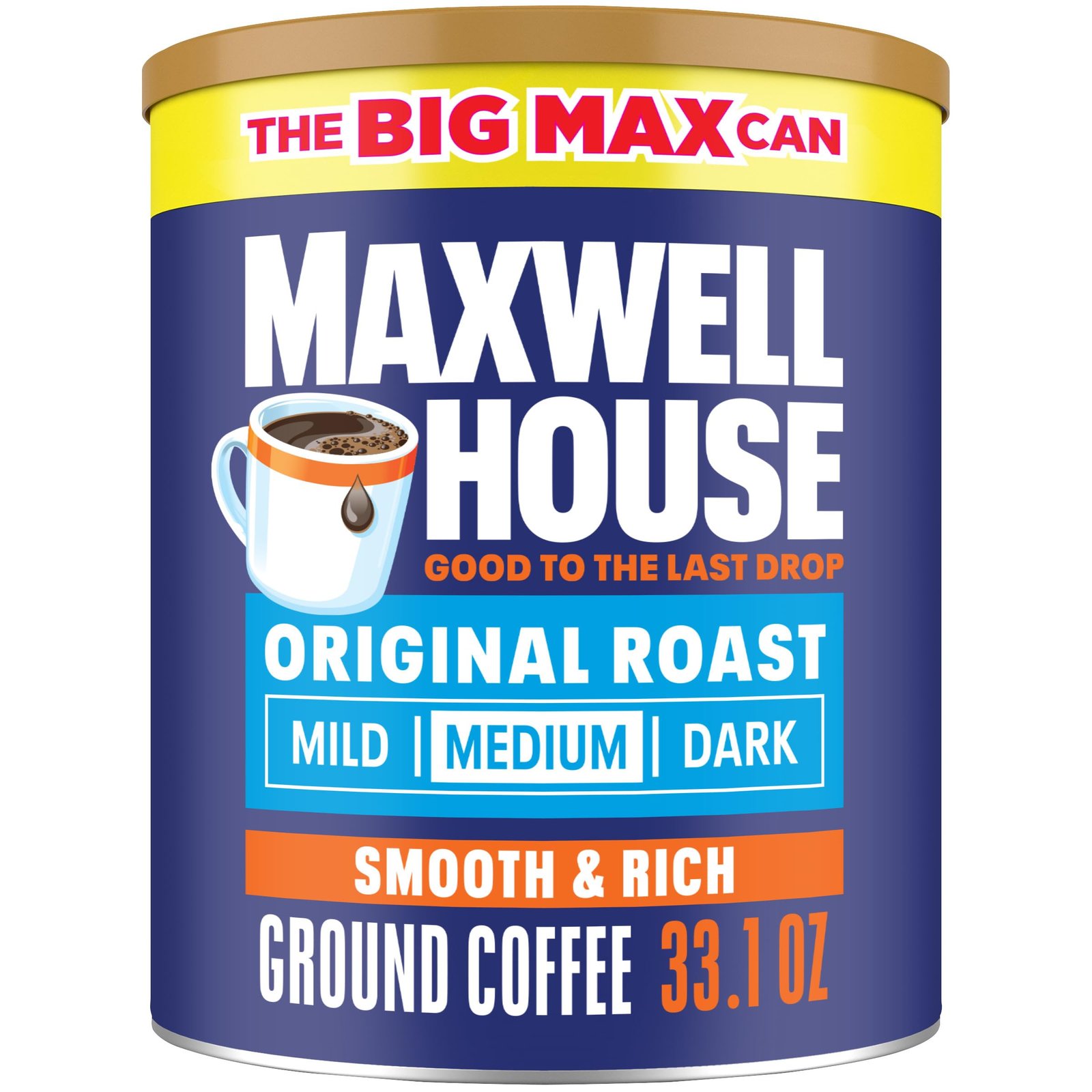 Maxwell House Ground Coffee, Original Roast, ...