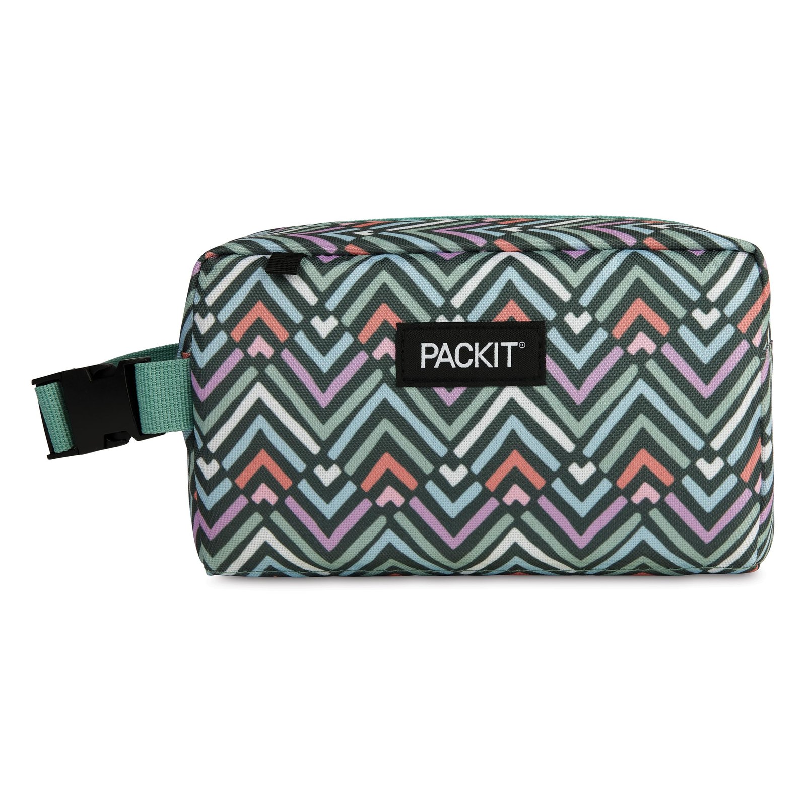 PackIt Freezable Snack Box, Diamond Chevron |...
