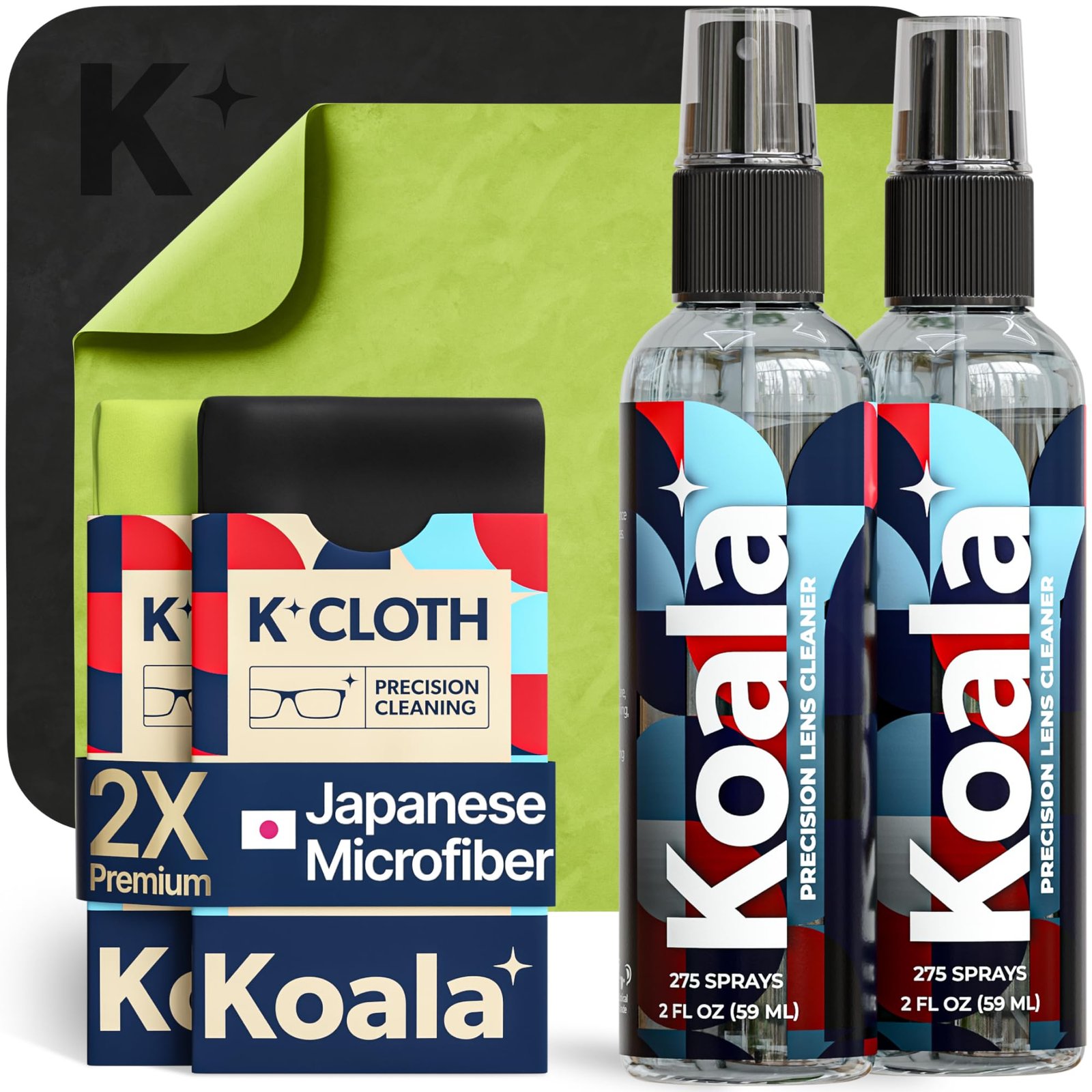 Koala Eyeglass Lens Cleaner Spray Kit | Japan...