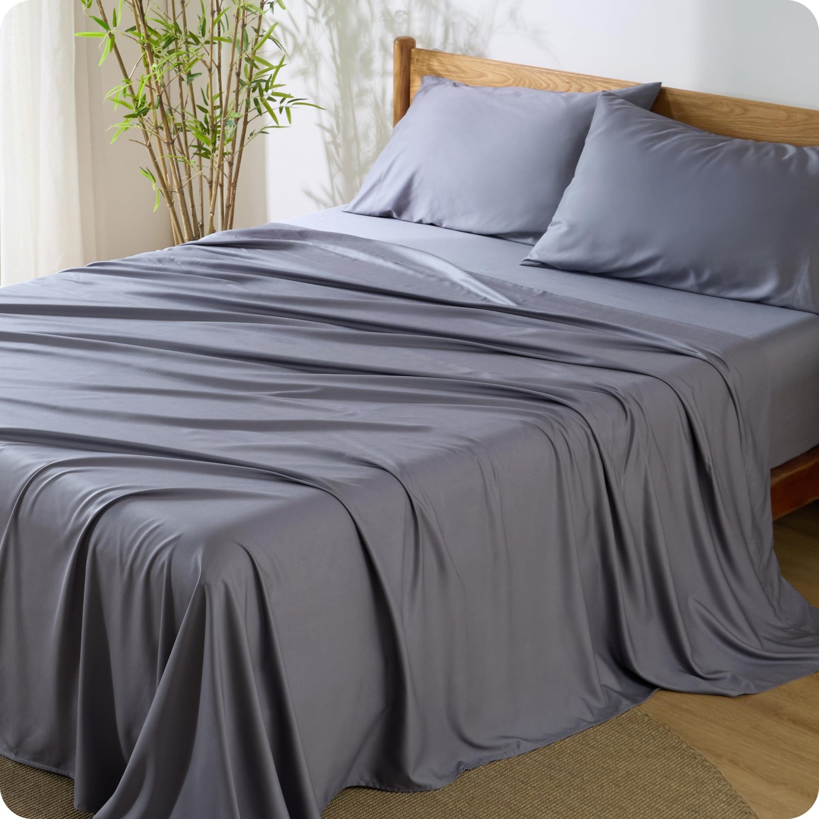 Bedsure PureWoven 100% Rayon Derived from Bam...