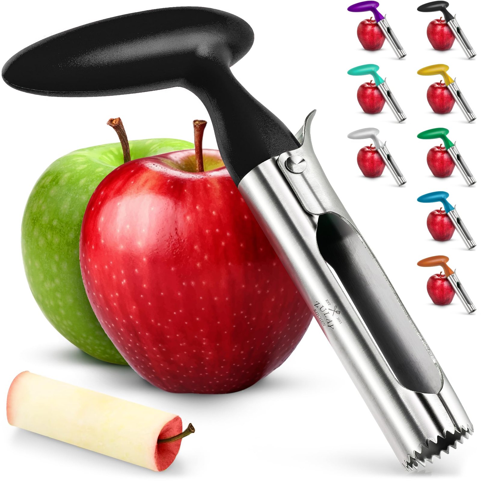 Zulay Kitchen Stainless Steel Apple Corer Too...