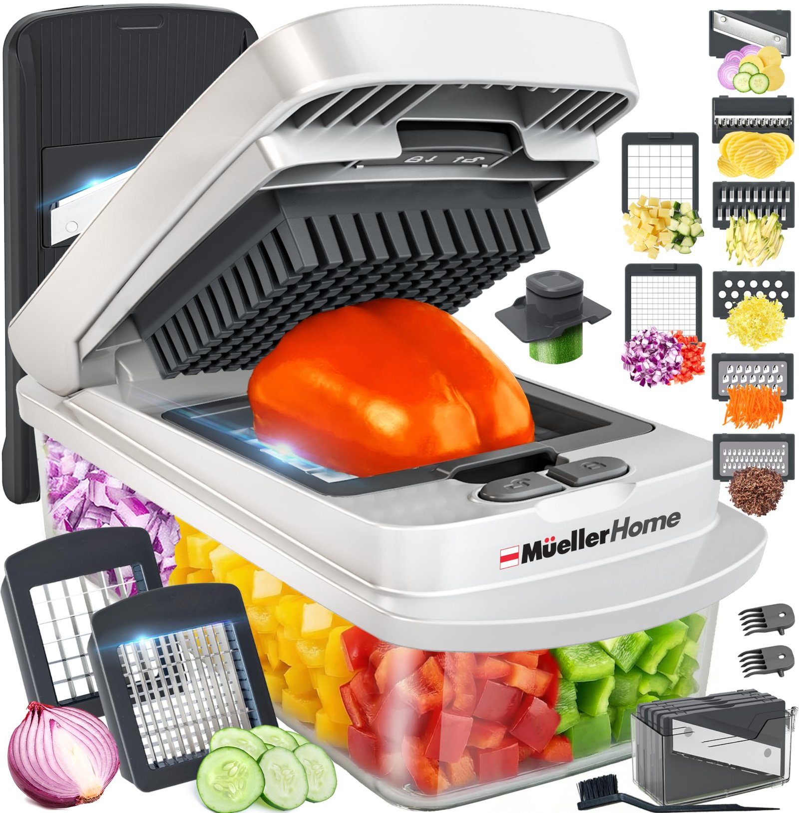 Mueller The Real Original Pro Vegetable Chopp...