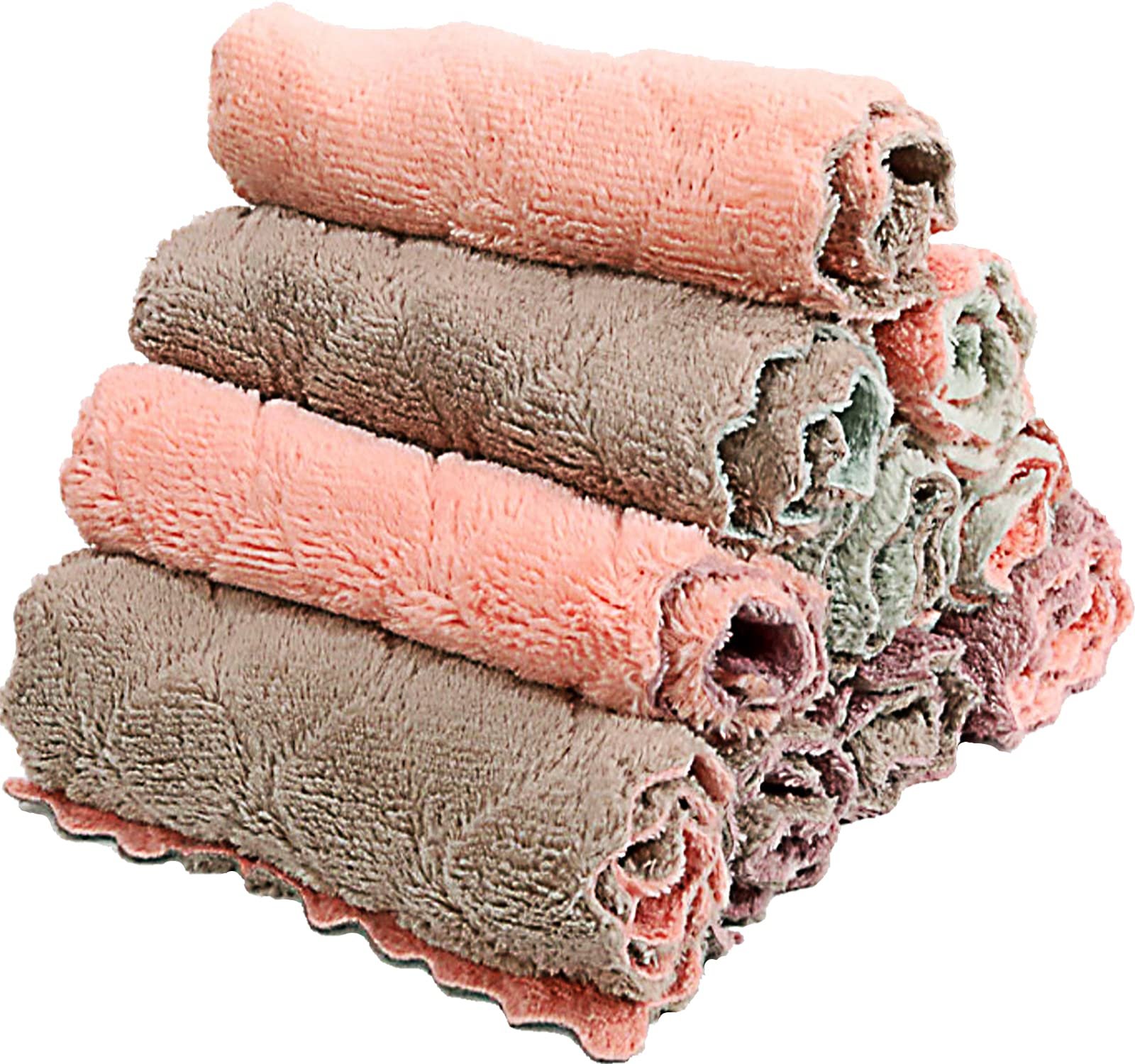 10 Pack Kitchen Cloth, Microfiber Dish Towels...