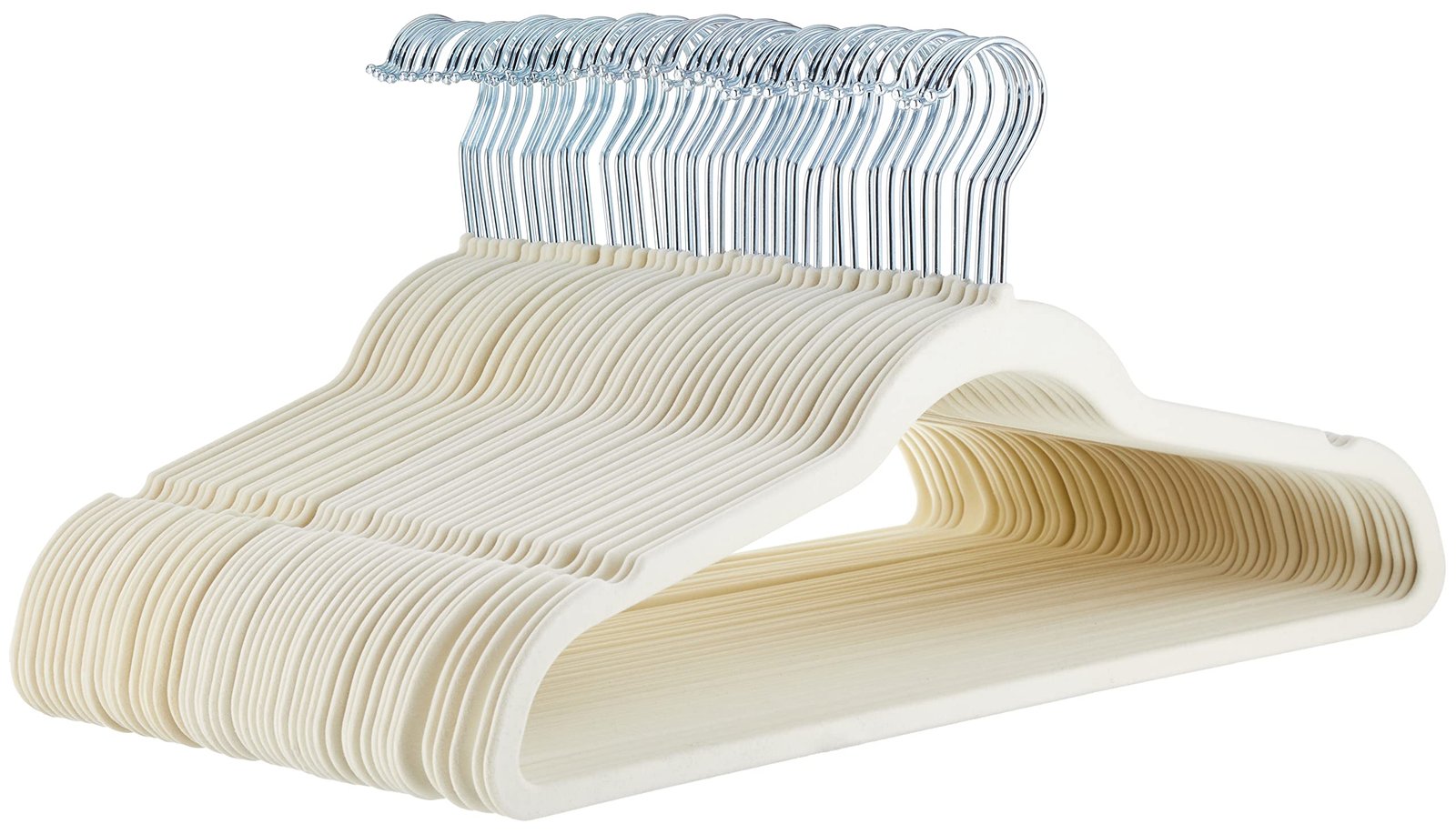 Amazon Basics Slim Velvet Non-Slip Space Savi...