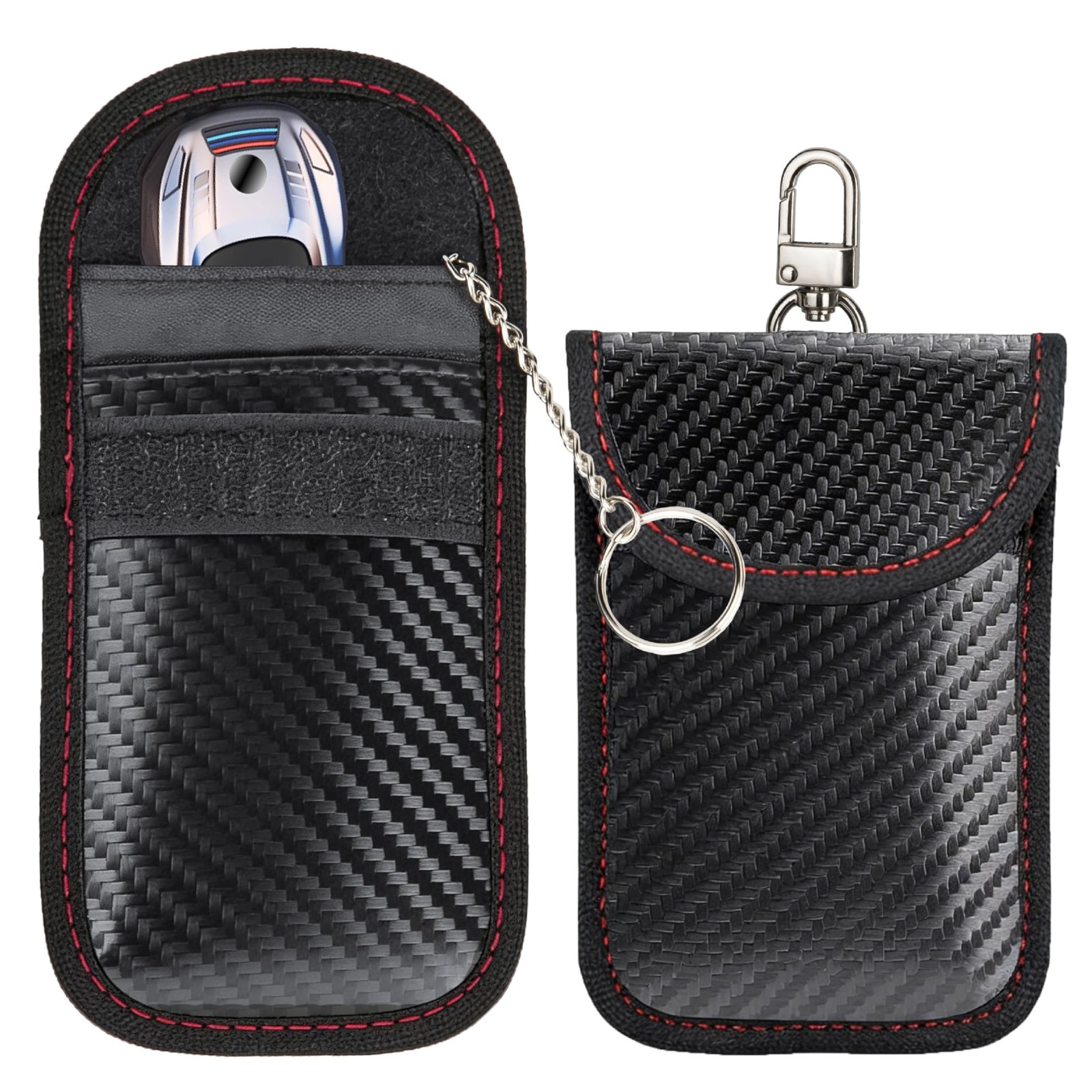 BFXM 2 Pcs Faraday Bag for Car Keys, RFID Sig...
