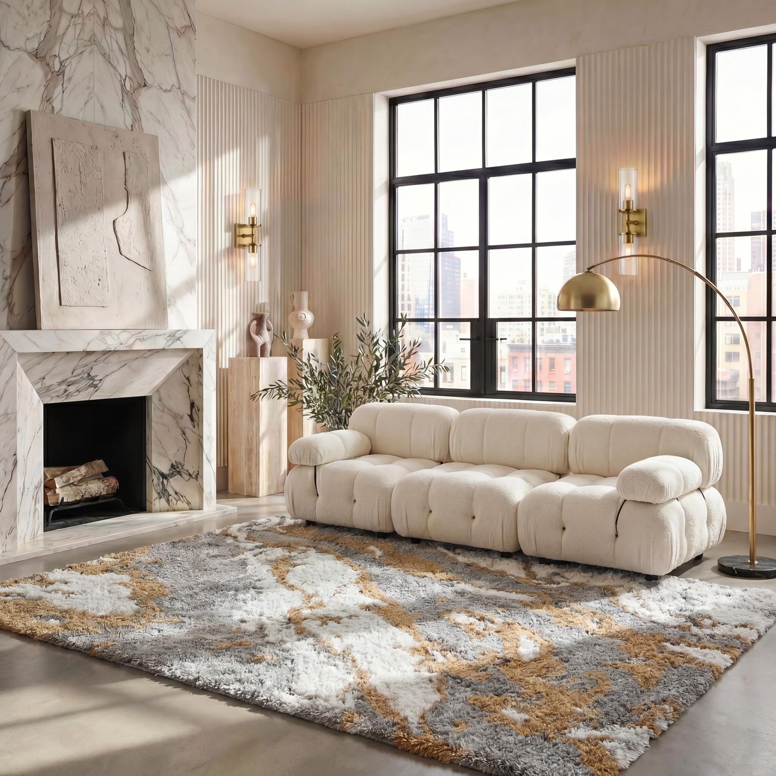 SAFAVIEH Area Rug 8x10 - Horizon Shag Collect...