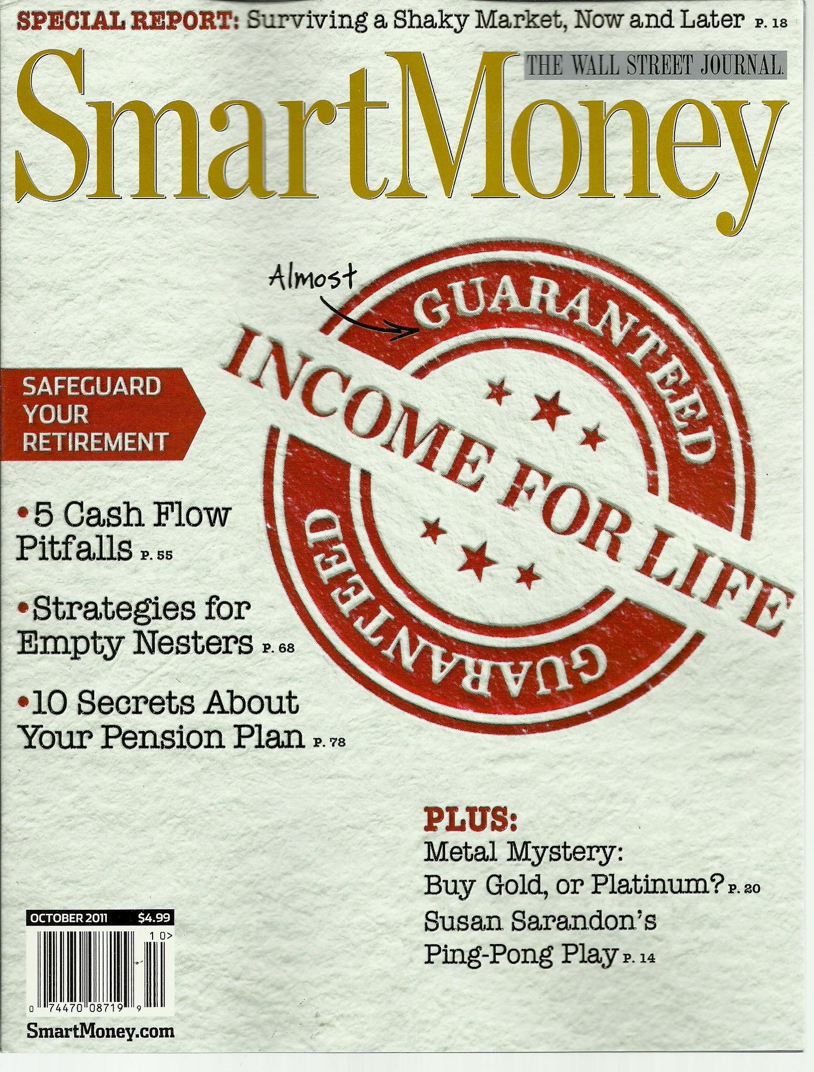Smart Money ~ October 2011 ~ Income for life/...