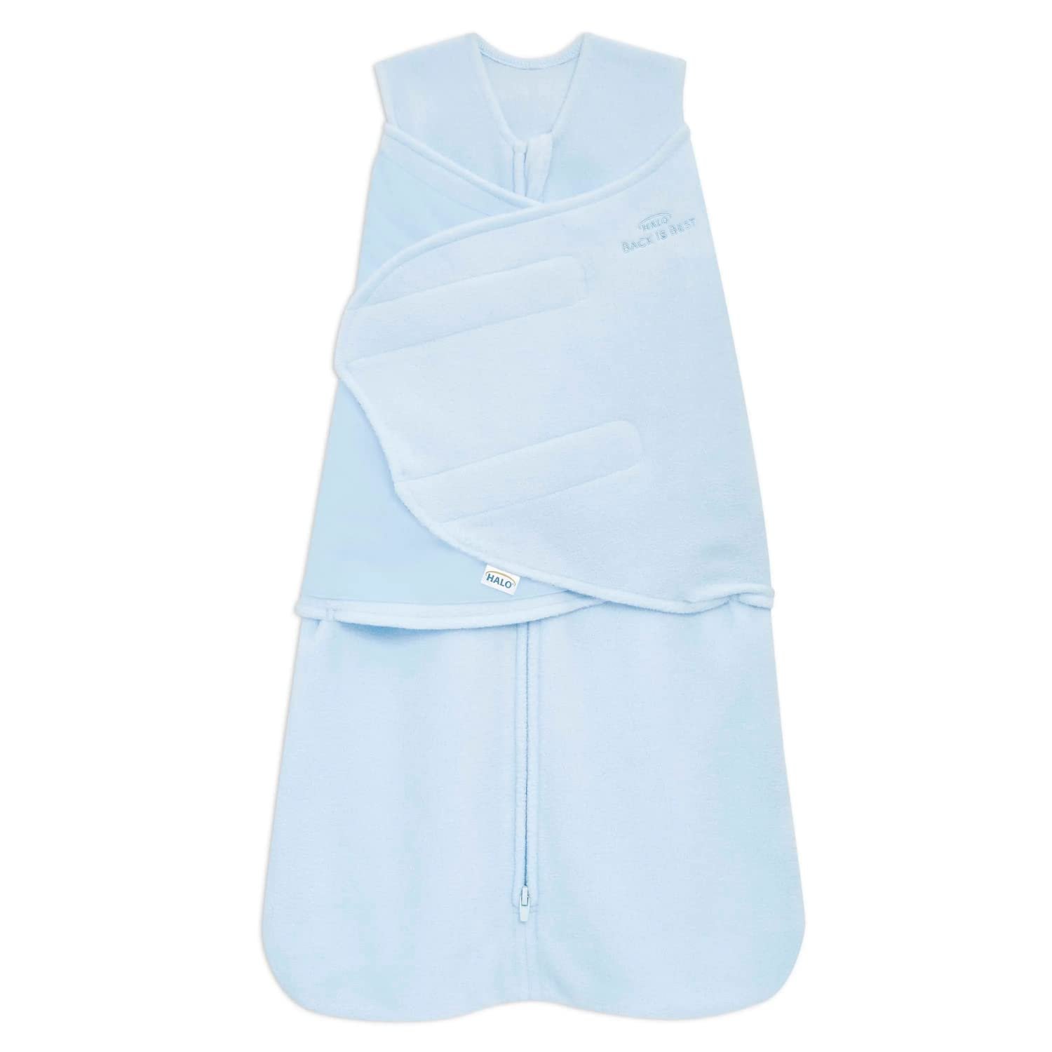 HALO Micro-Fleece Sleepsack Swaddle, 3-Way Ad...