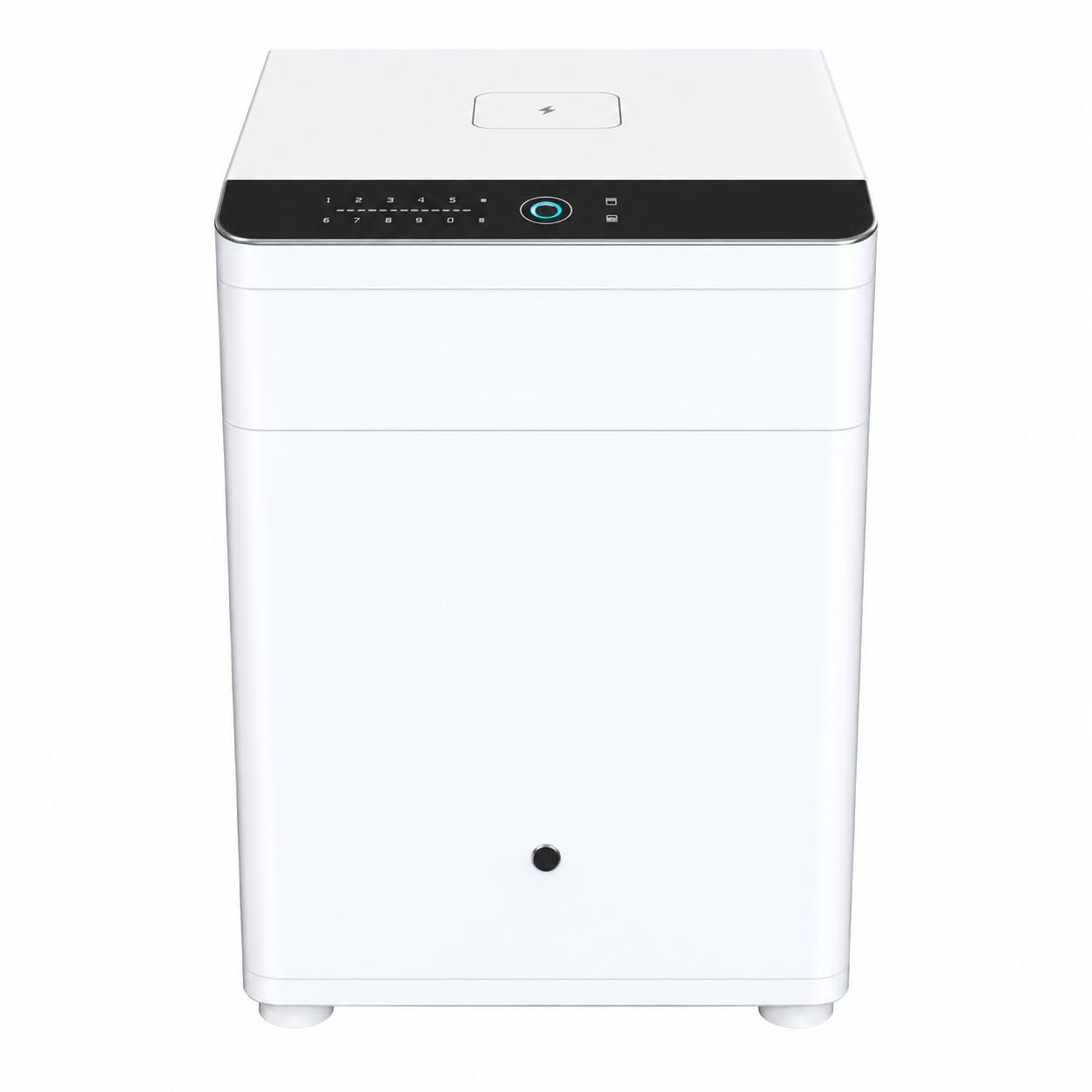 Smart Biometric Nightstand Safe with Wireless...