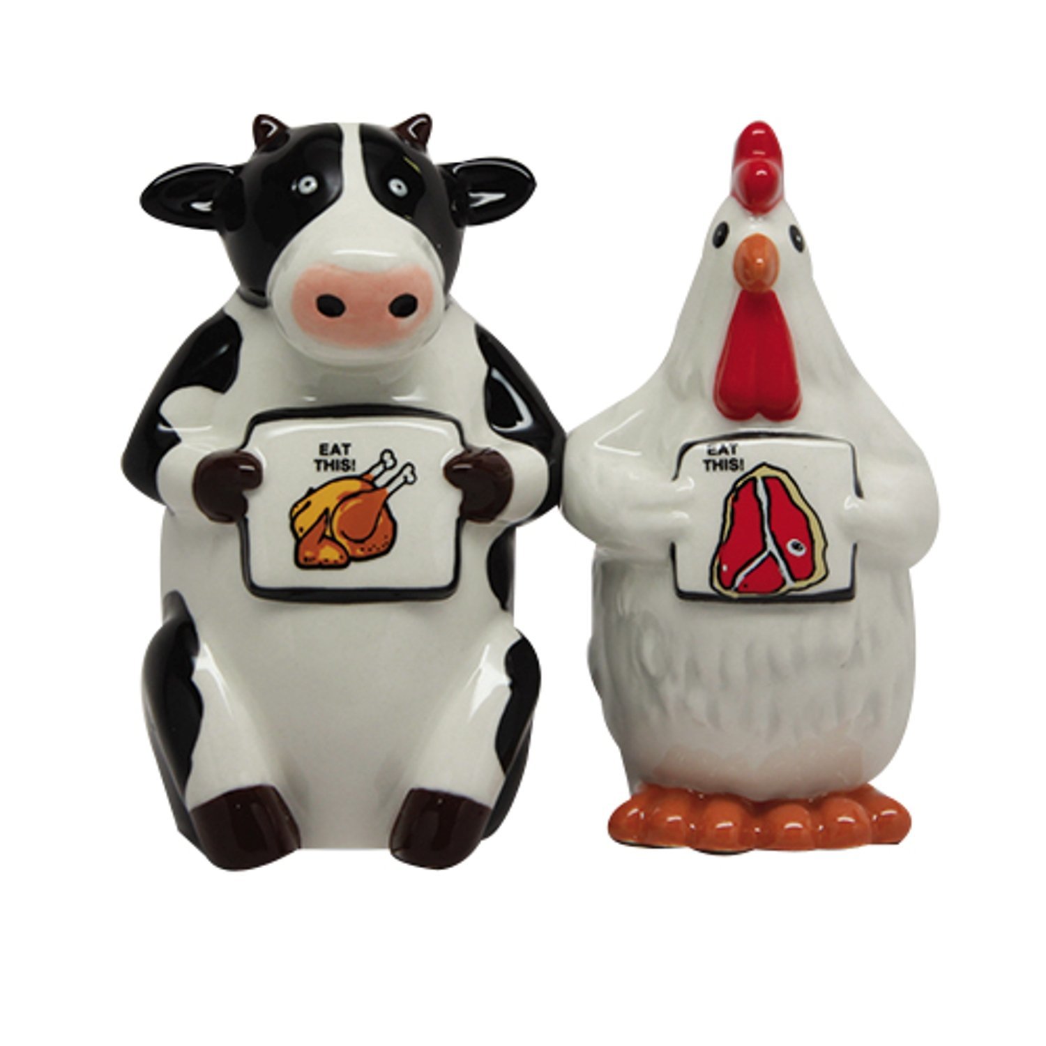 Pacific Giftware 1 X Eat Chicken Eat Beef - S...