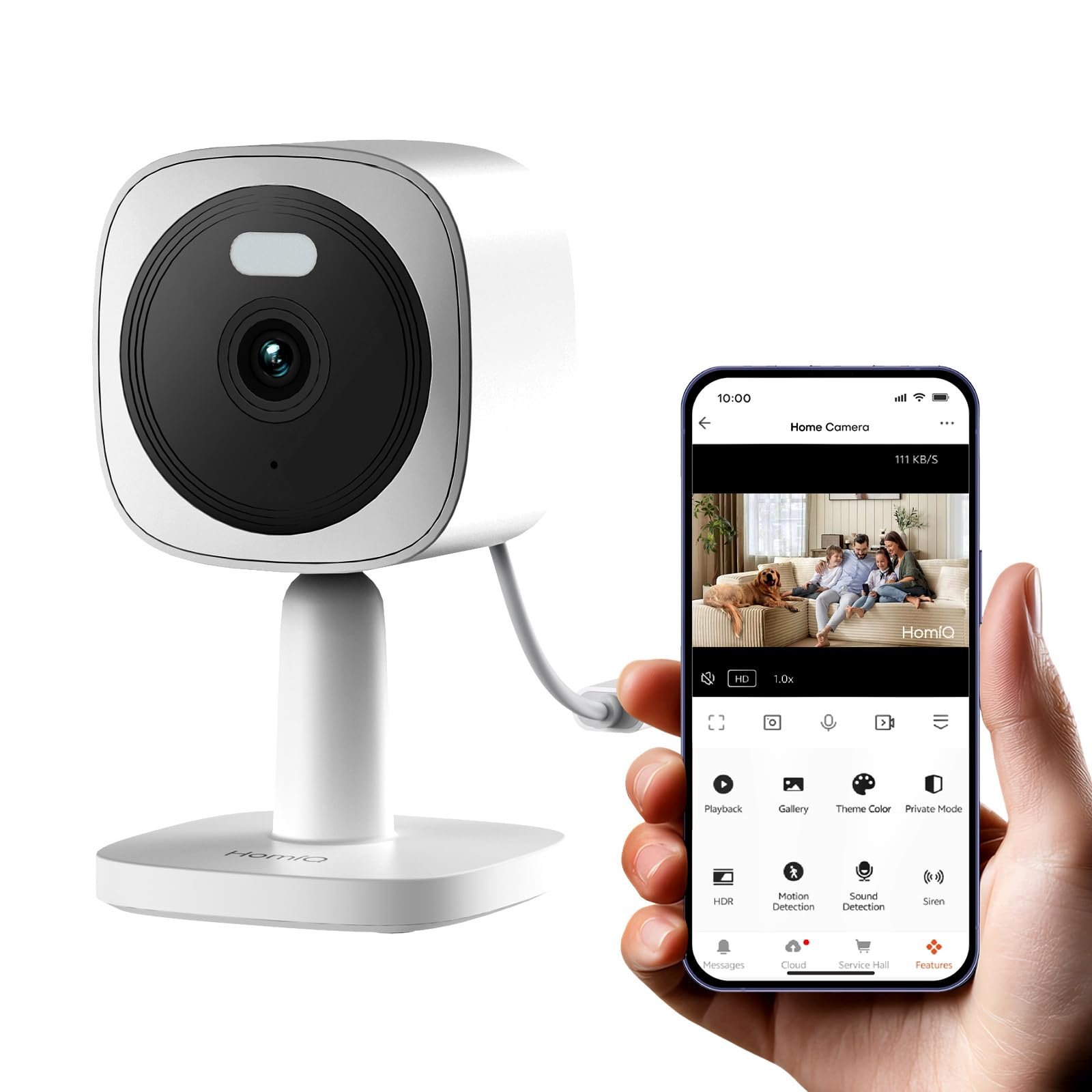 3MP Smart Security Camera with Full Colour Ni...