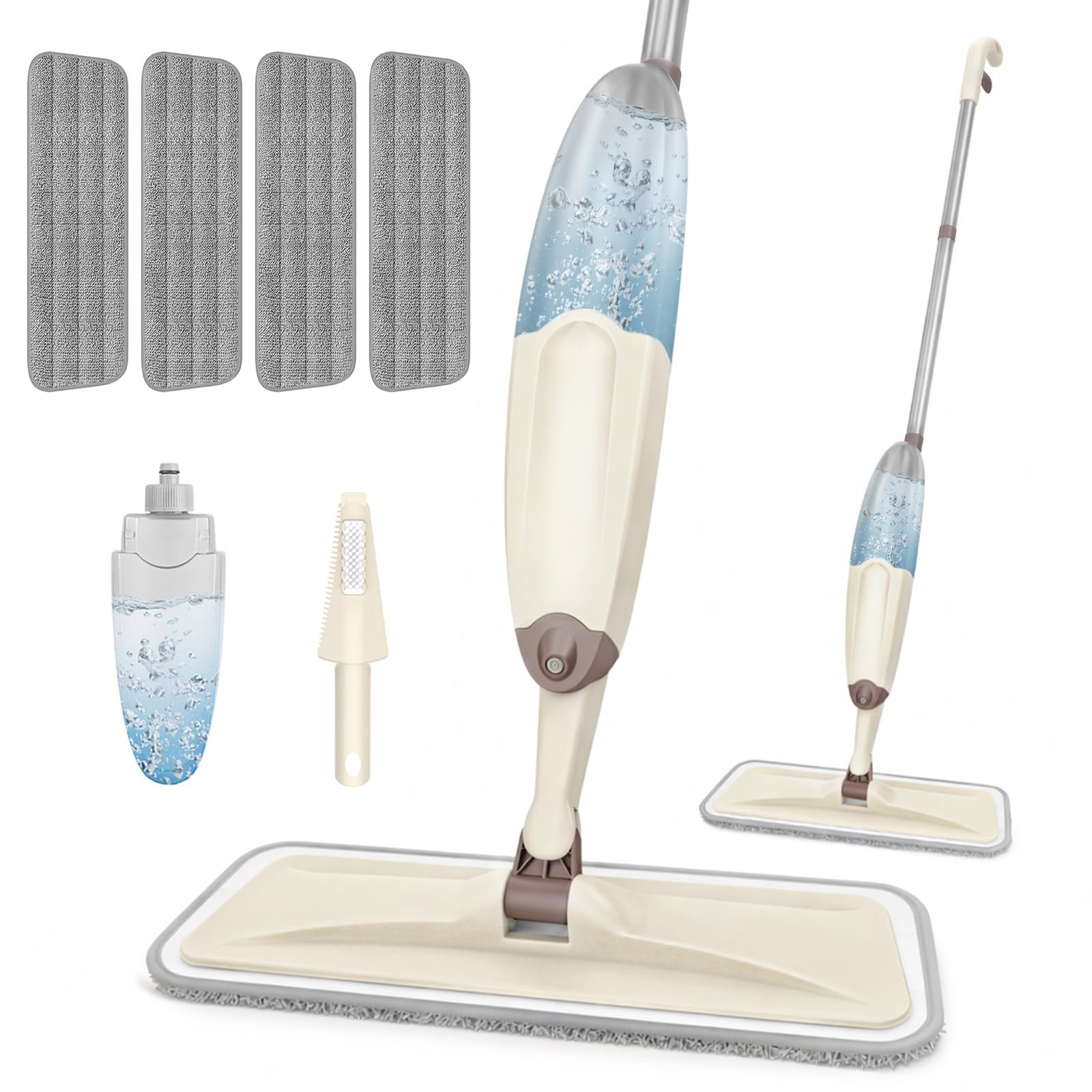 Wet Mops for Floor Cleaning: Spray Mop Refill...