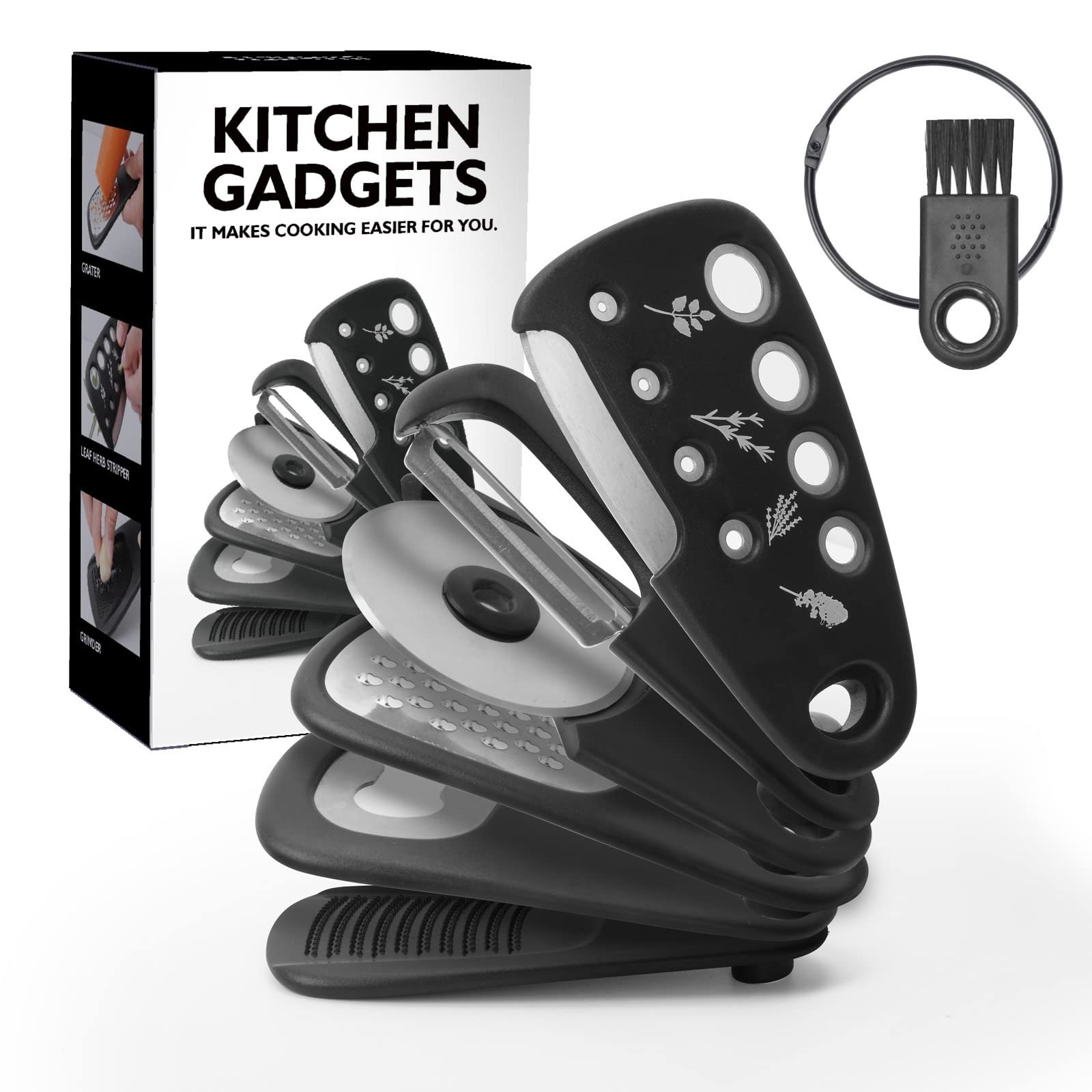 Kitchen Gadgets Set 6 Pieces, Space Saving Co...