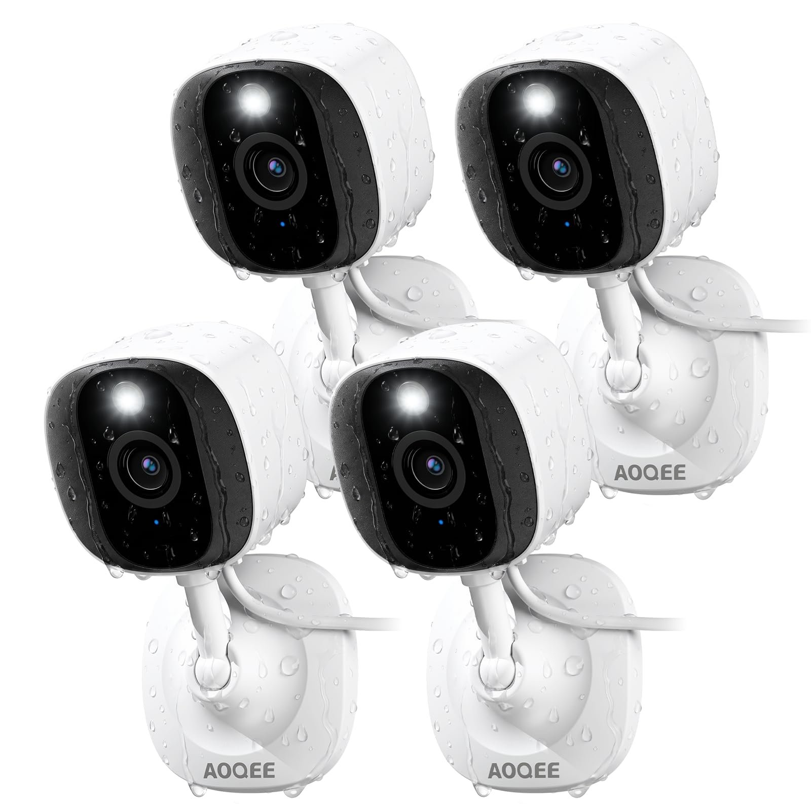 AOQEE 2K Indoor/Outdoor Camera, IP65 Water Re...