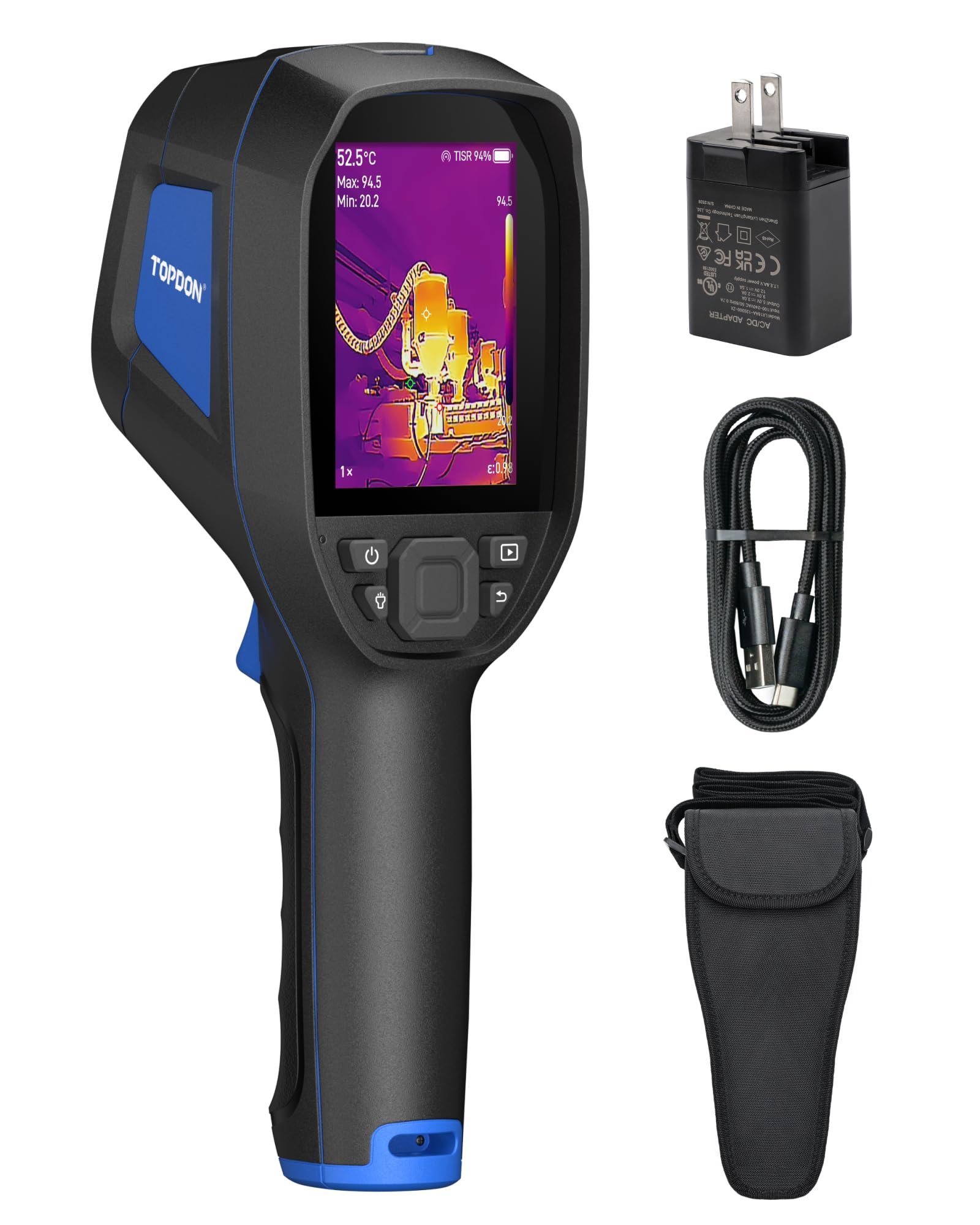 TOPDON TC004 3.5" Thermal Imaging Camera, -4°...
