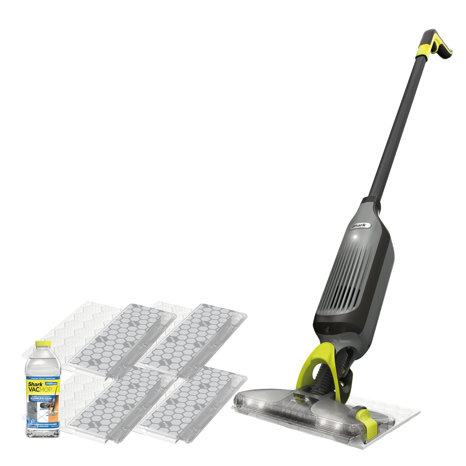 Shark VACMOP Cordless Vacuum & Spray Mop, Gra...
