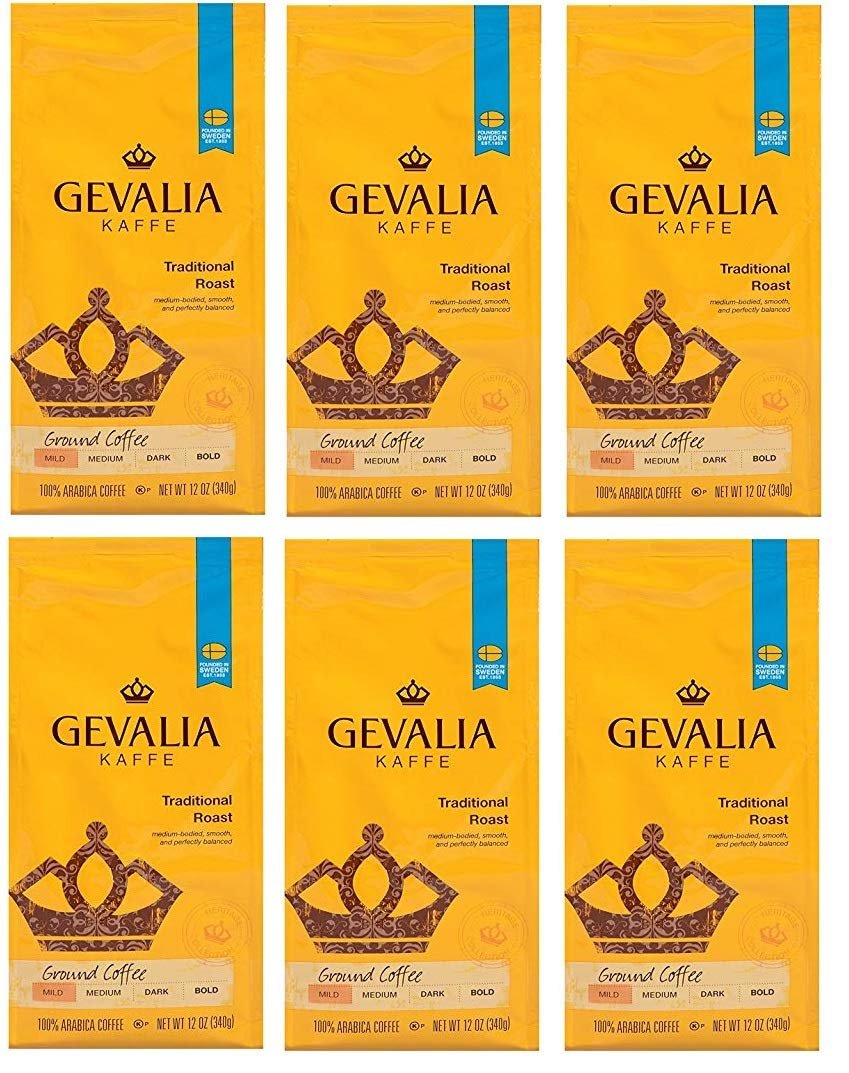 Gevalia Traditional Light Roast Ground Coffee...