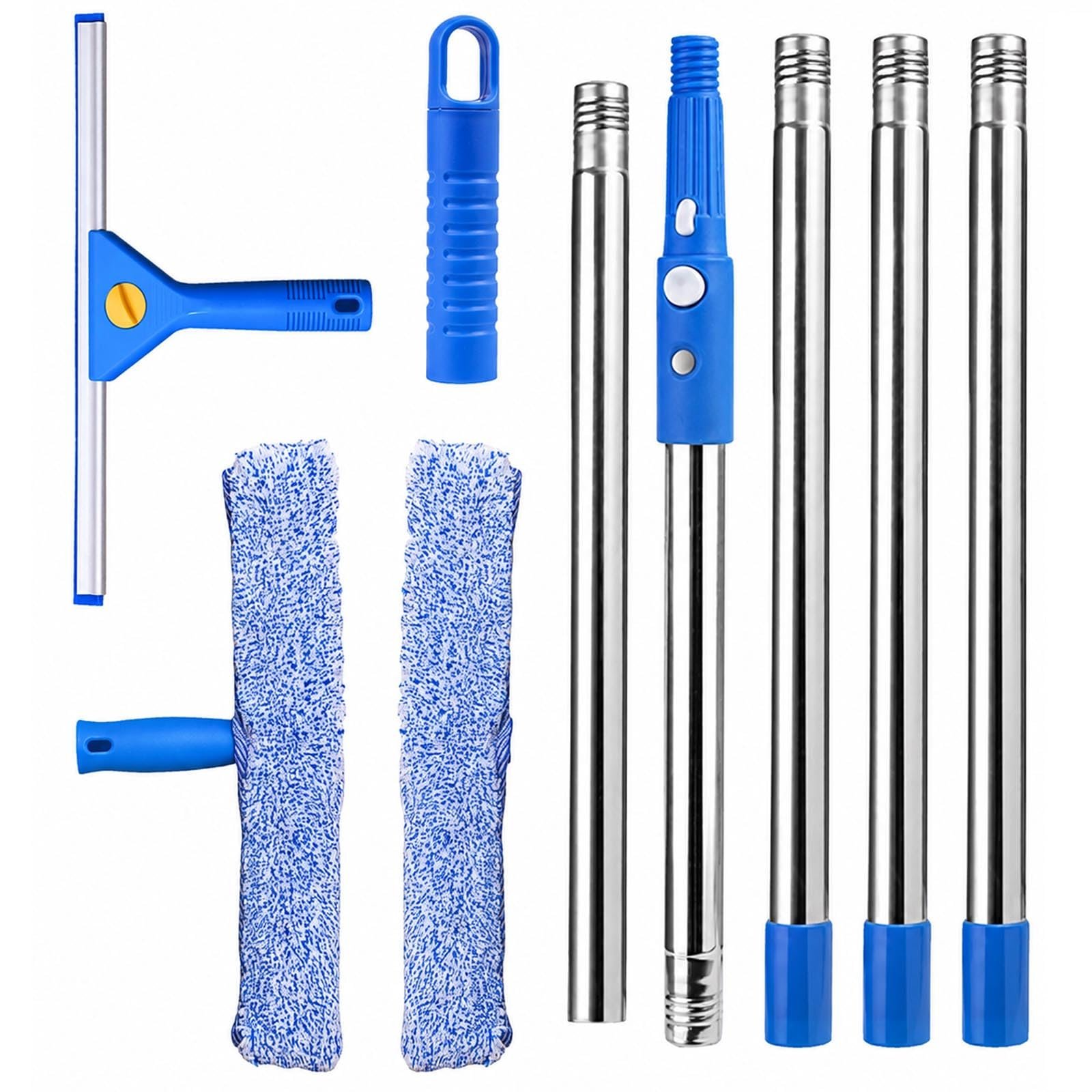 Professional Window Cleaning Kit, 76" Long Ha...