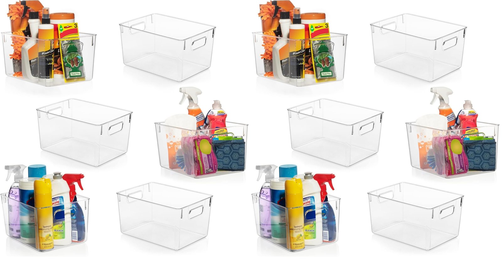 ClearSpace Clear Plastic Storage Bins – Pantr...