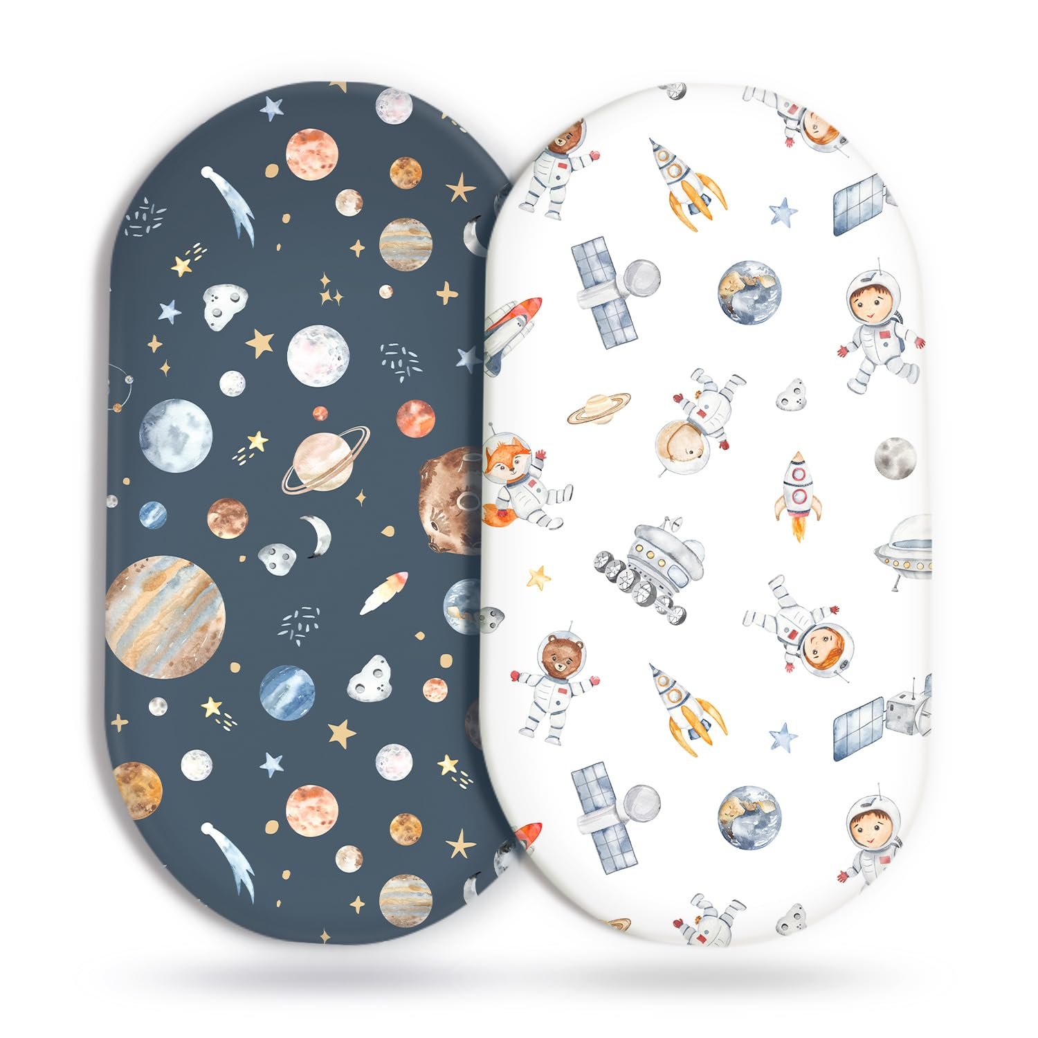 Stretchy Ultra Soft Fitted Bassinet Sheet Set...