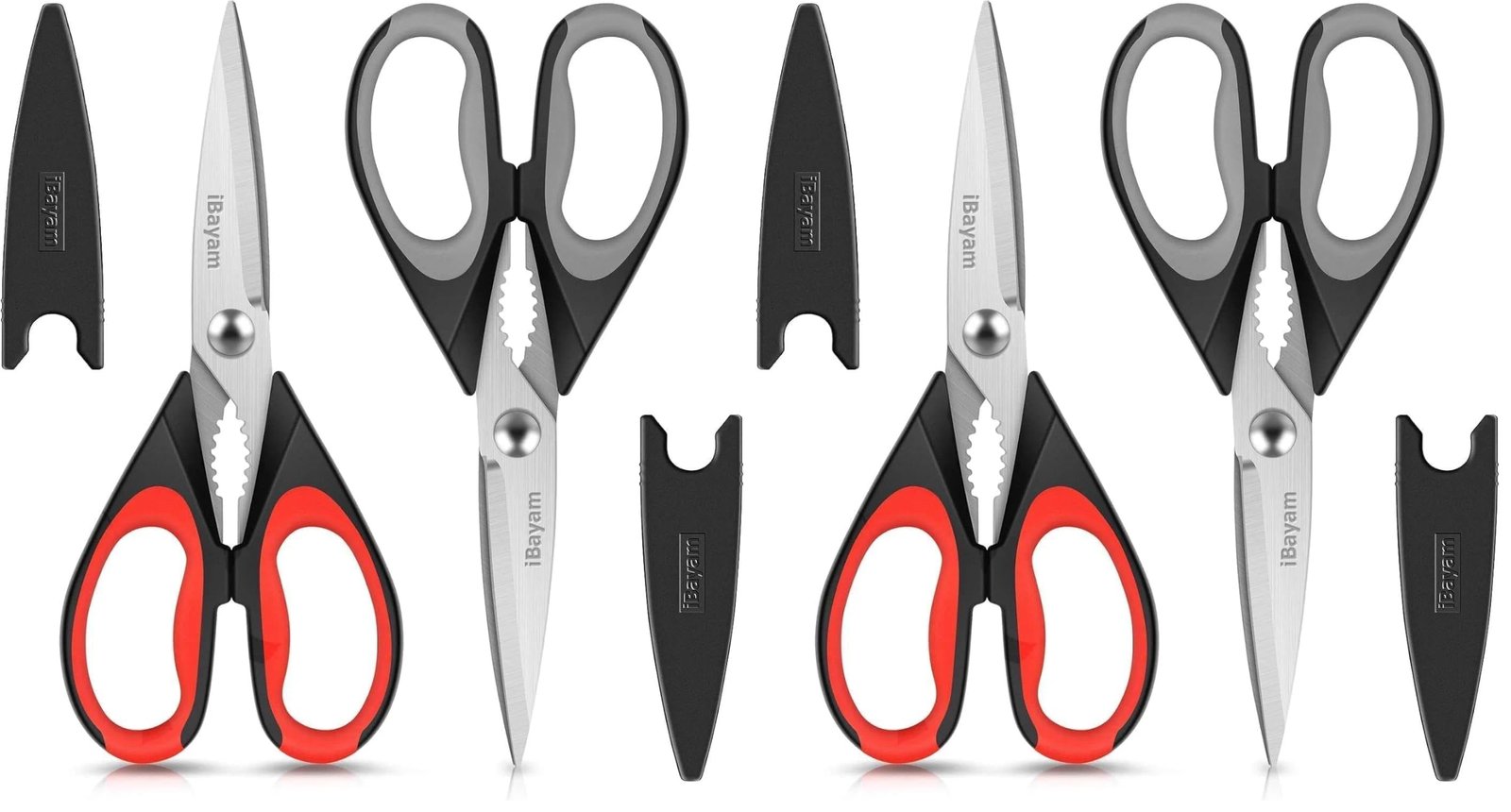 iBayam 8.7-inch Kitchen Scissors Shears All P...