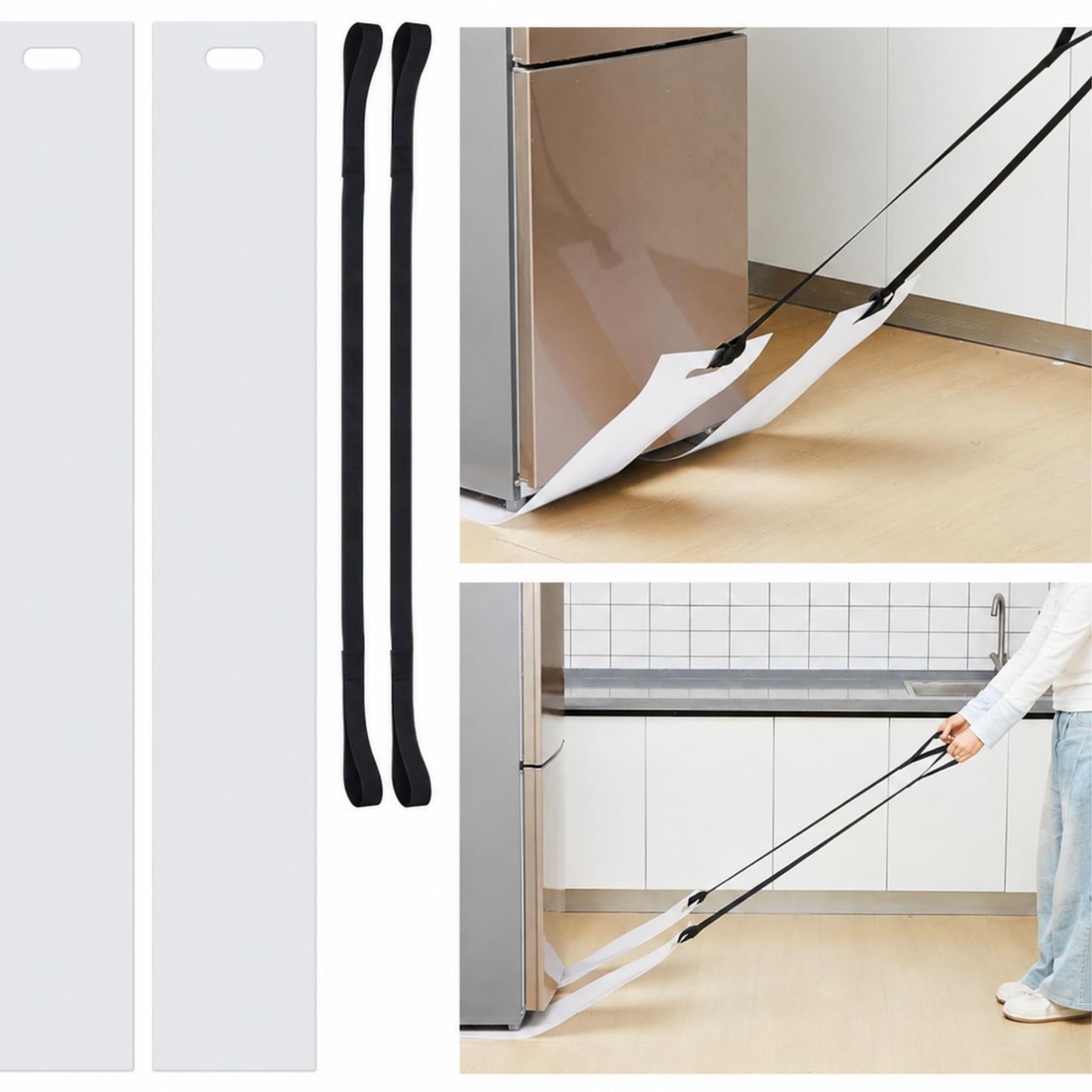 Soaoo 2 Set Appliance Slider with Strap, Movi...
