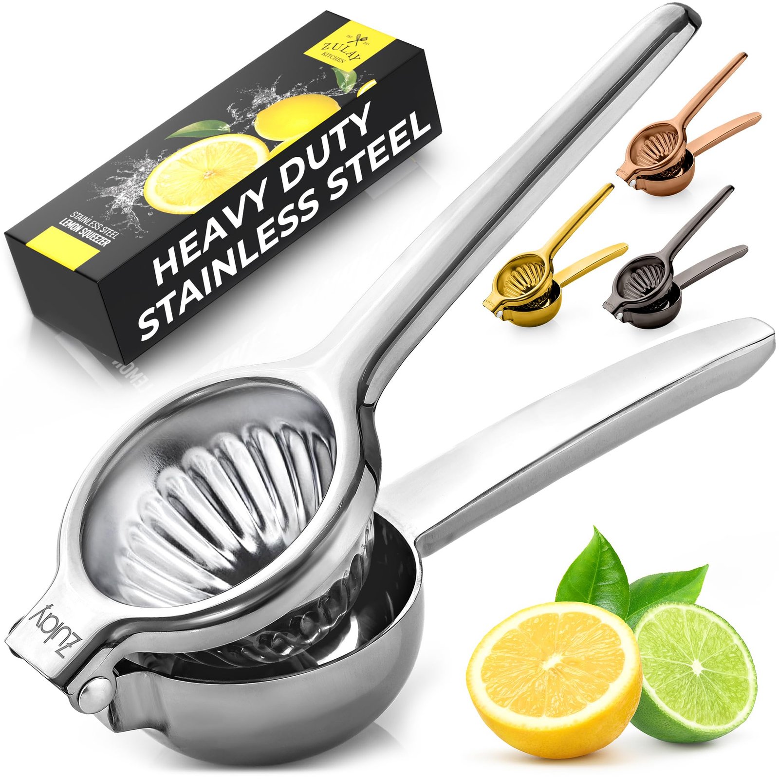 Lemon Squeezer Stainless Steel with Premium Q...