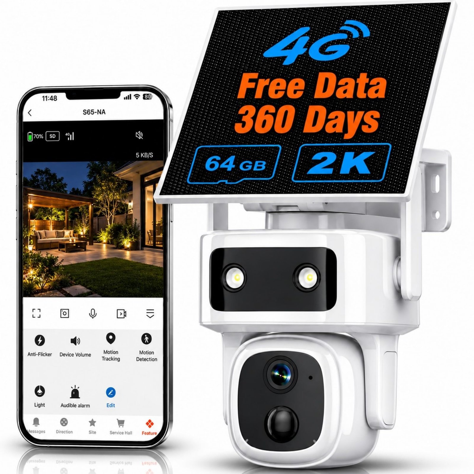 MAISI 4G LTE Solar Wireless Outdoor Cellular ...